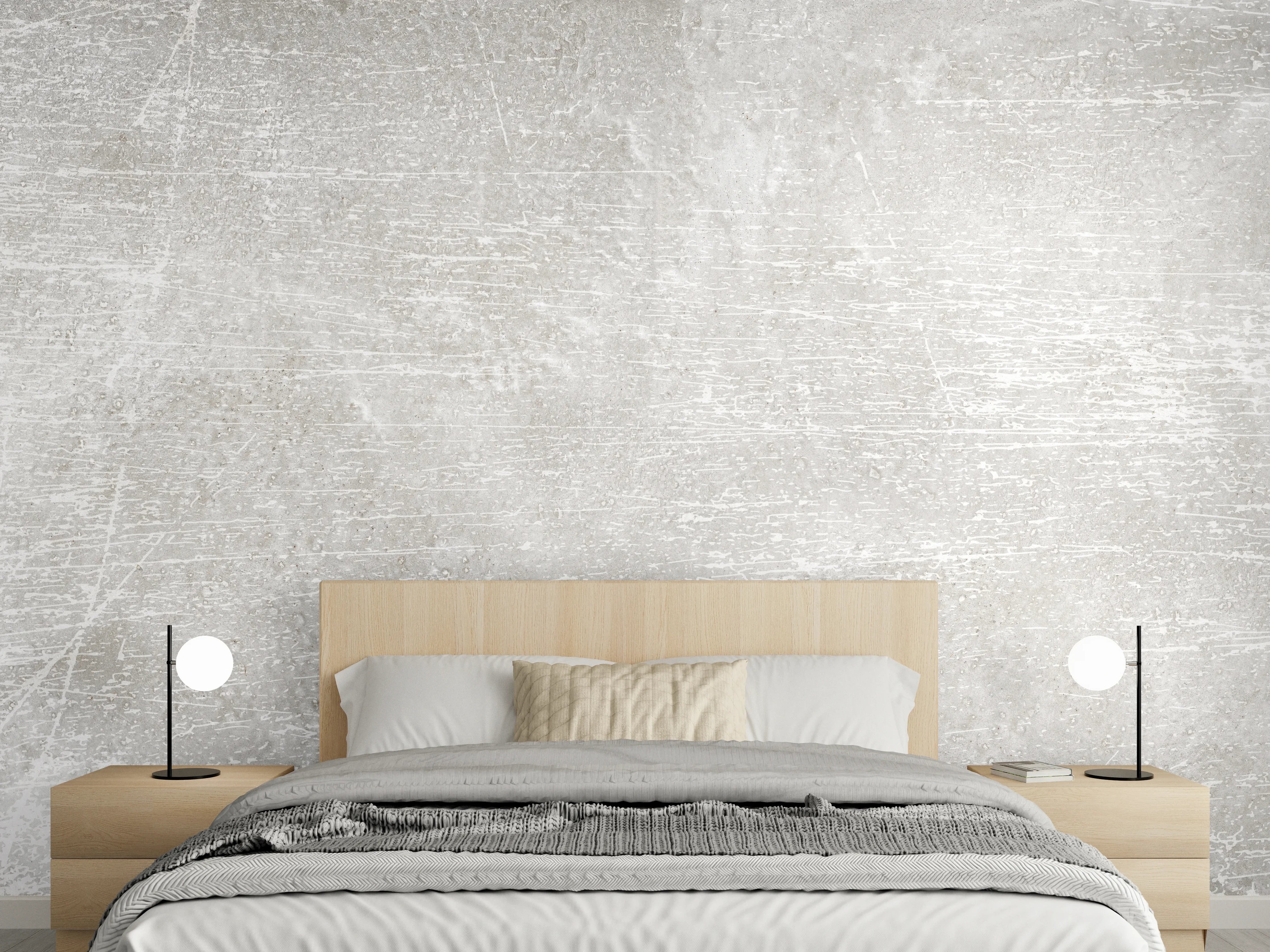 Wandverkleidung Schlafzimmer - Blanker Zement Hintergrund