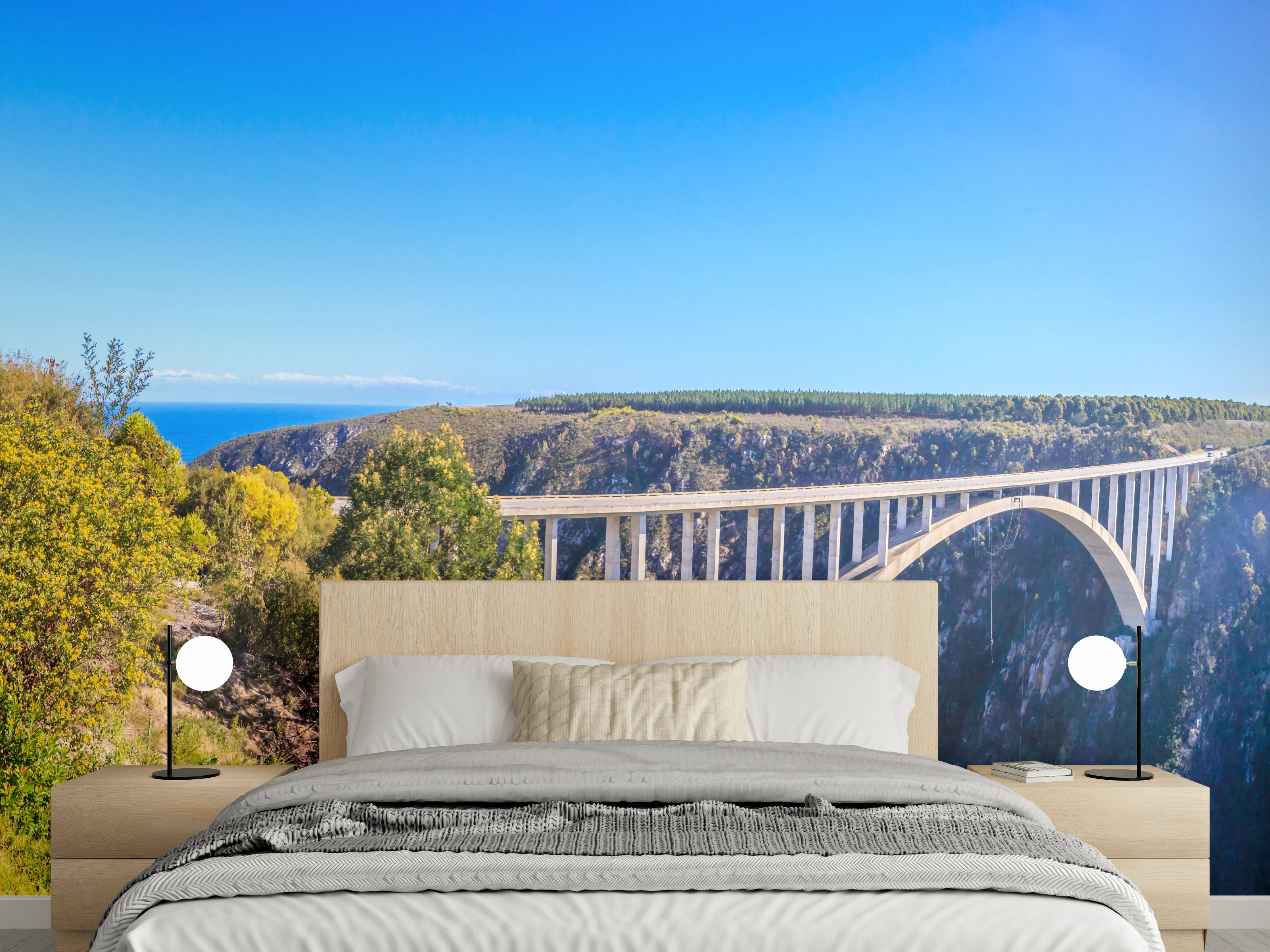 Wandverkleidung Schlafzimmer - Bloukrans Bridge - Tsitsikama Nationalpark