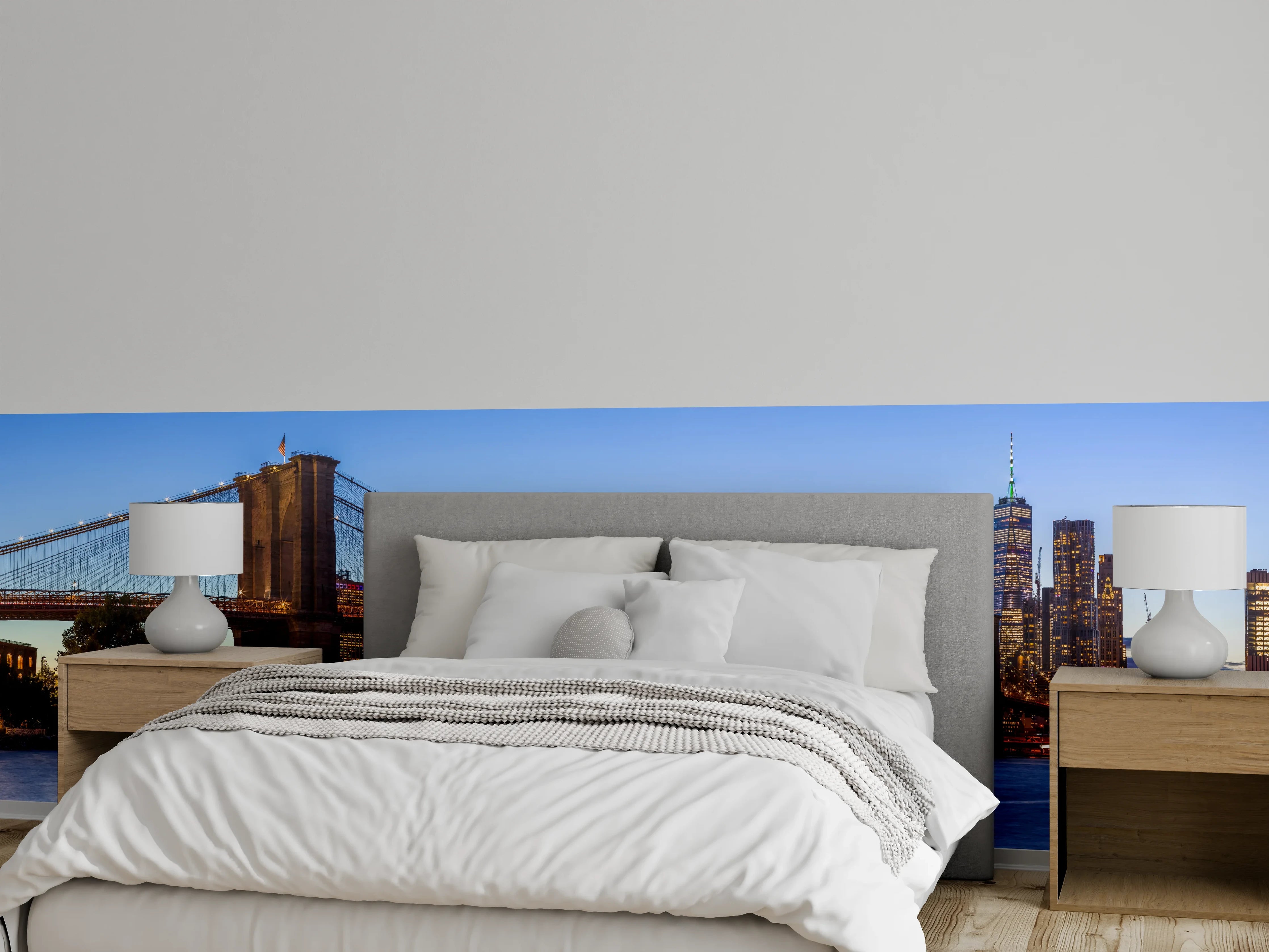 Wandverkleidung Schlafzimmer - Brooklyn Bridge - New York City