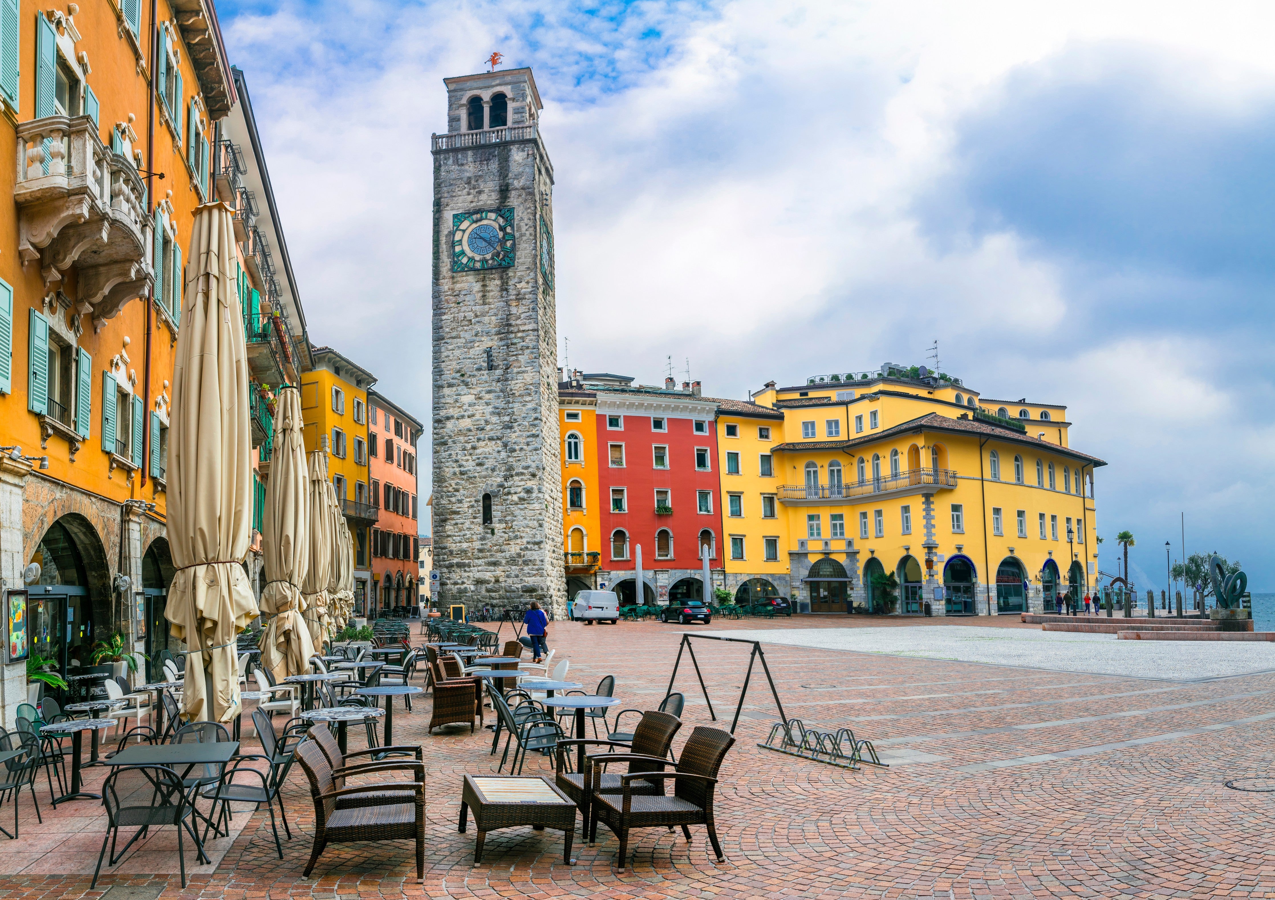 Wandverkleidung Schlafzimmer-Charmante Stadt am Gardasee - Riva del Garda