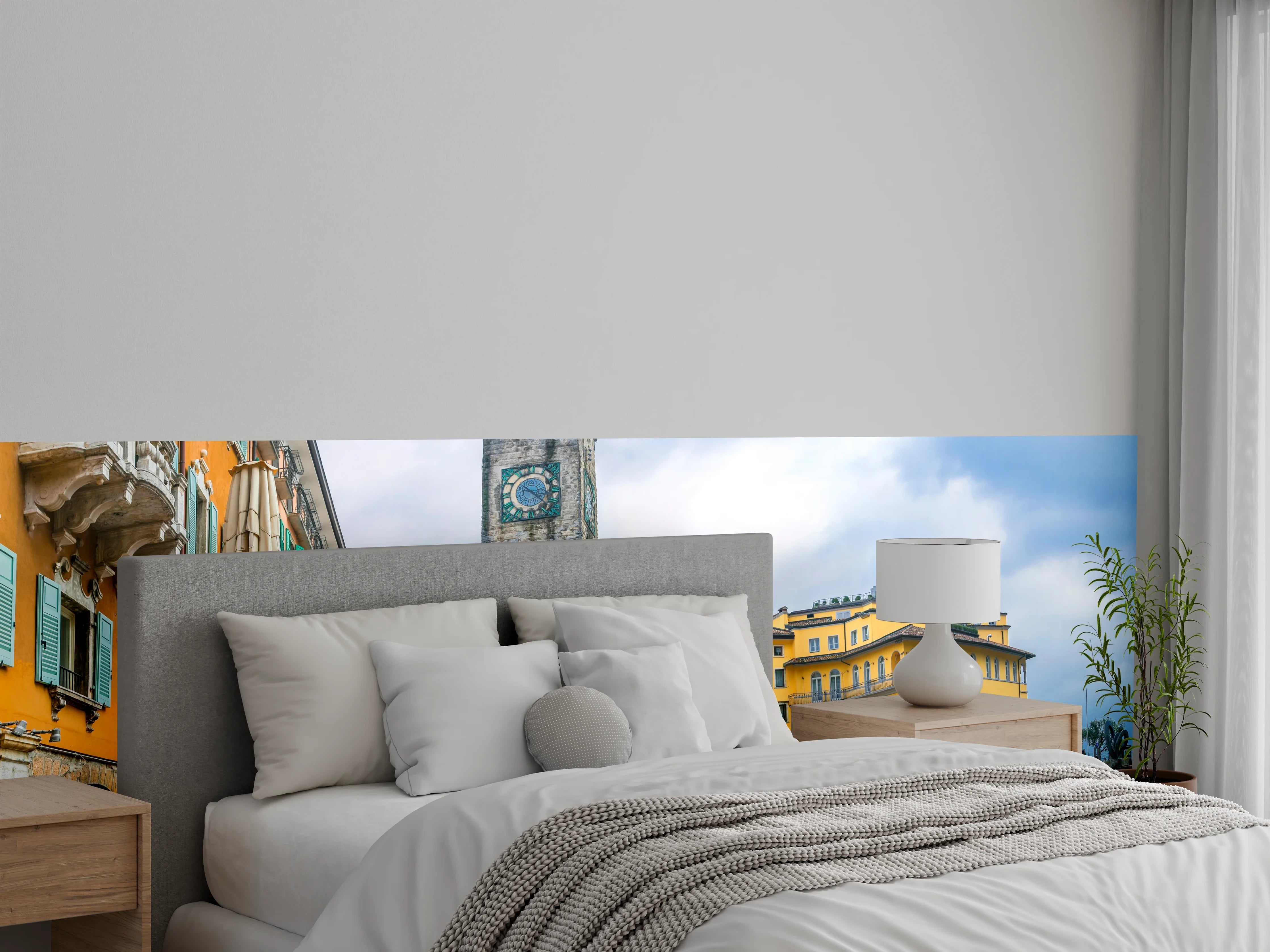 Wandverkleidung Schlafzimmer - Charmante Stadt am Gardasee - Riva del Garda