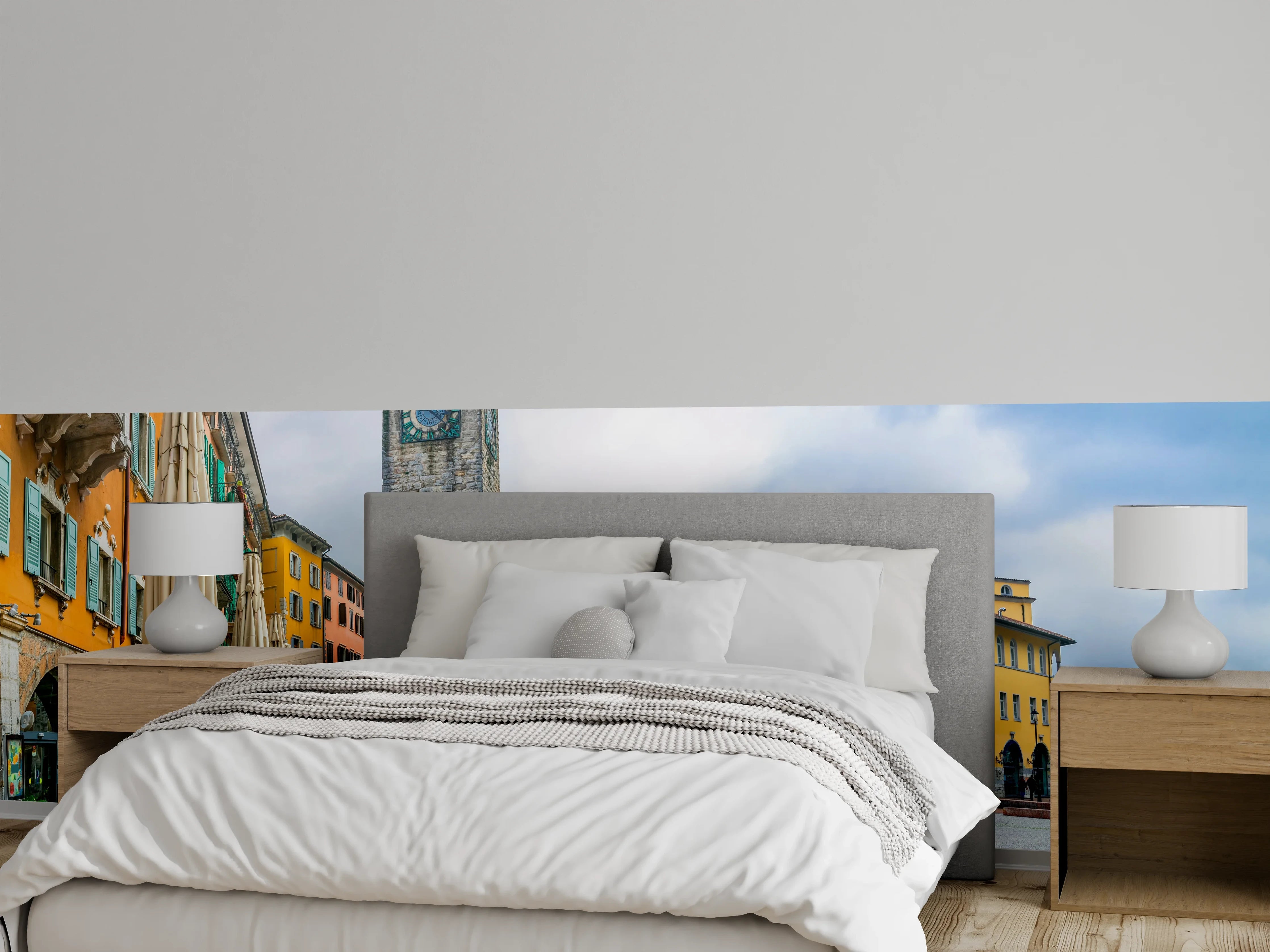 Wandverkleidung Schlafzimmer - Charmante Stadt am Gardasee - Riva del Garda