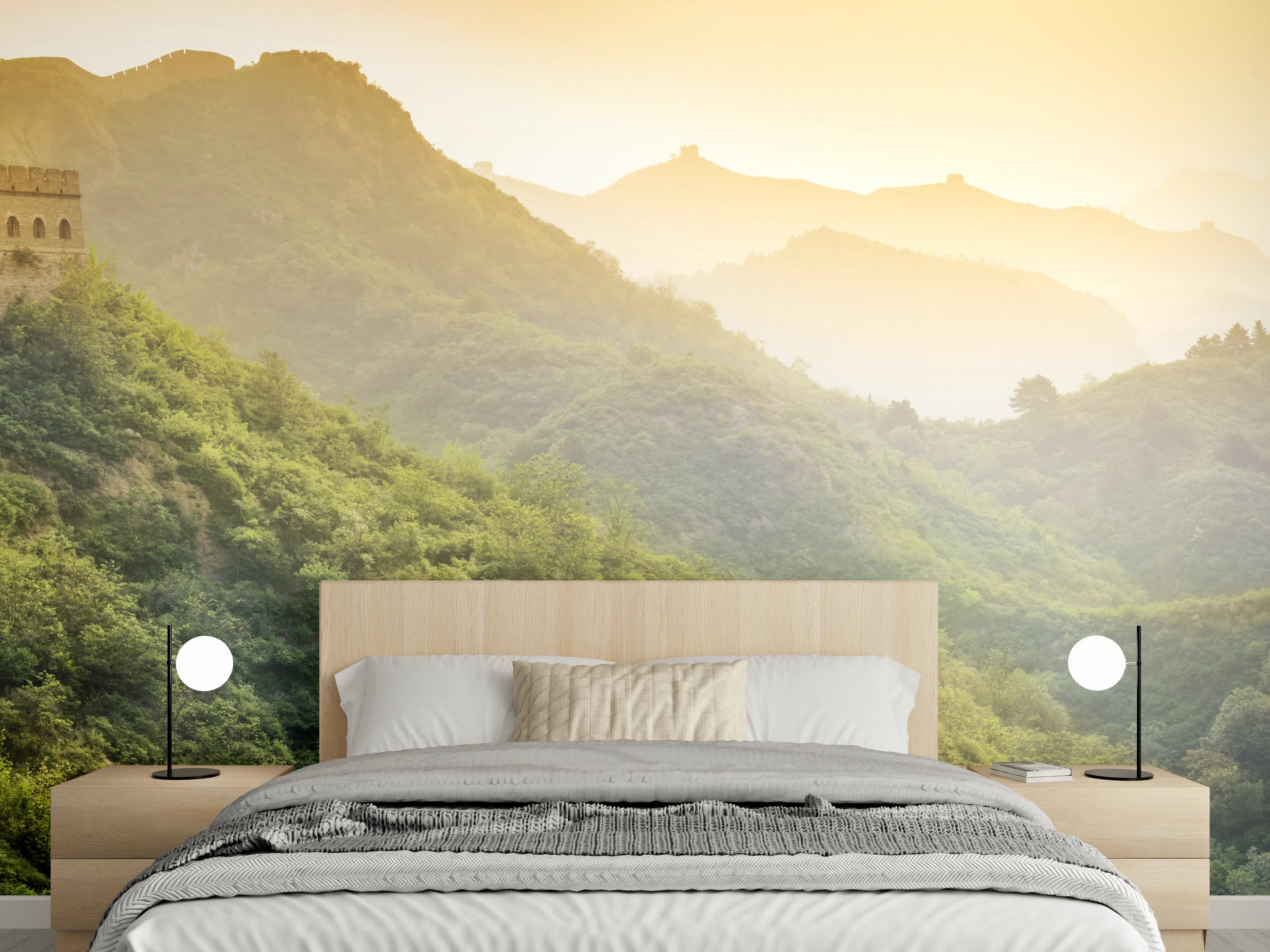 Wandverkleidung Schlafzimmer - Chinesische Mauer