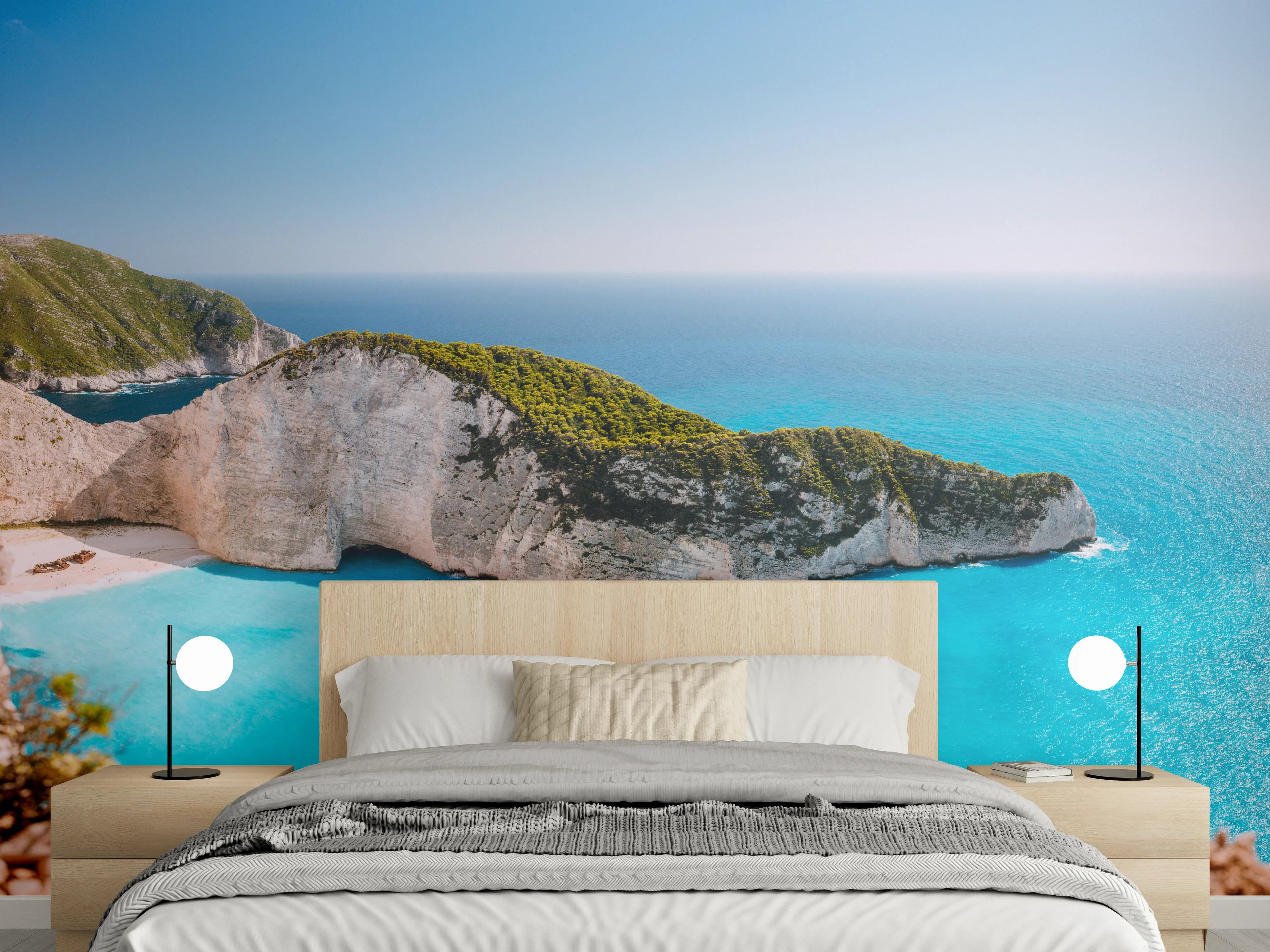 Wandverkleidung Schlafzimmer - Der Strand von Navagio - Griechenland
