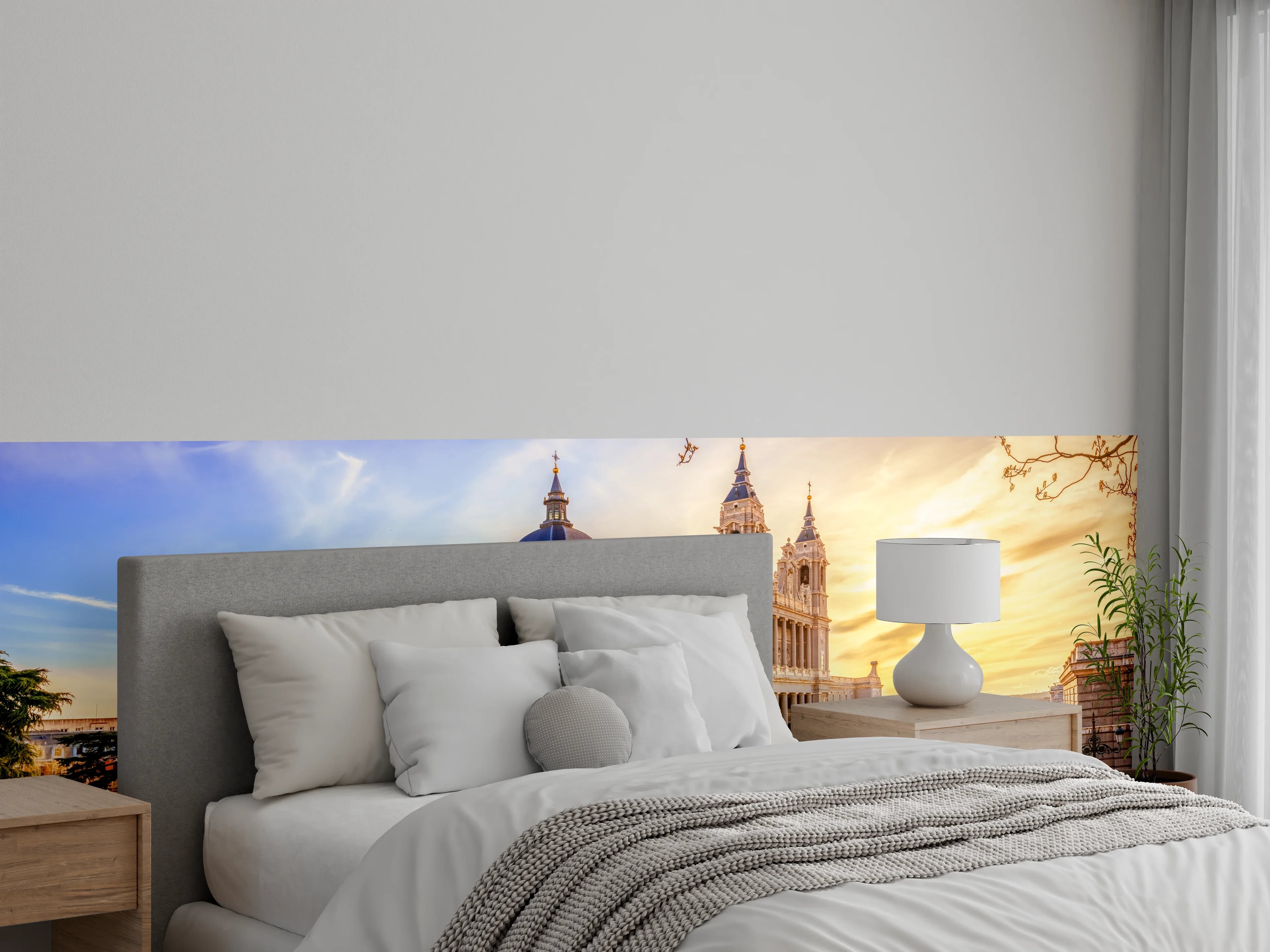 Wandverkleidung Schlafzimmer - Die Kathedrale von Madrid