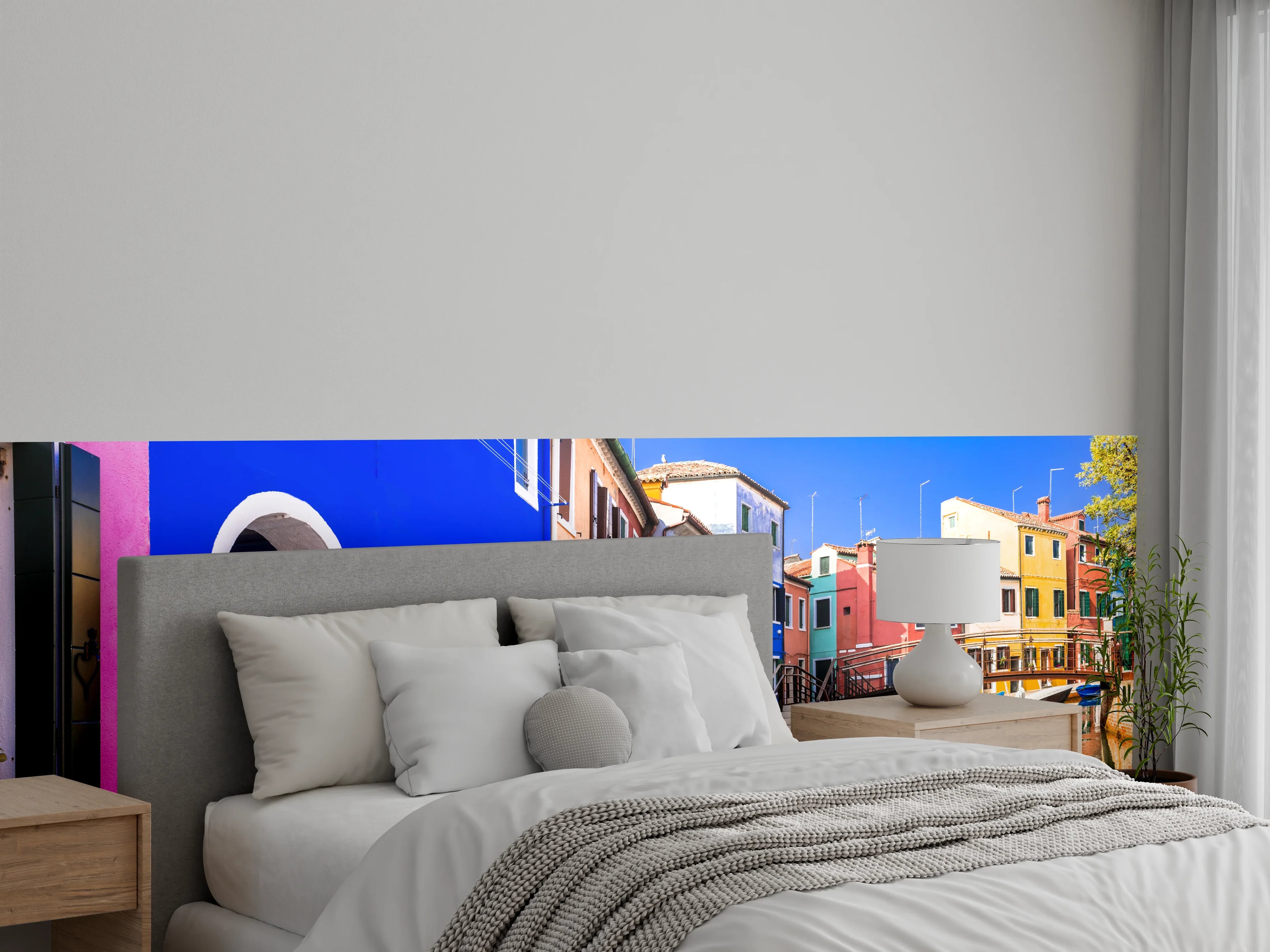 Wandverkleidung Schlafzimmer - Die farbenfrohe Insel Burano