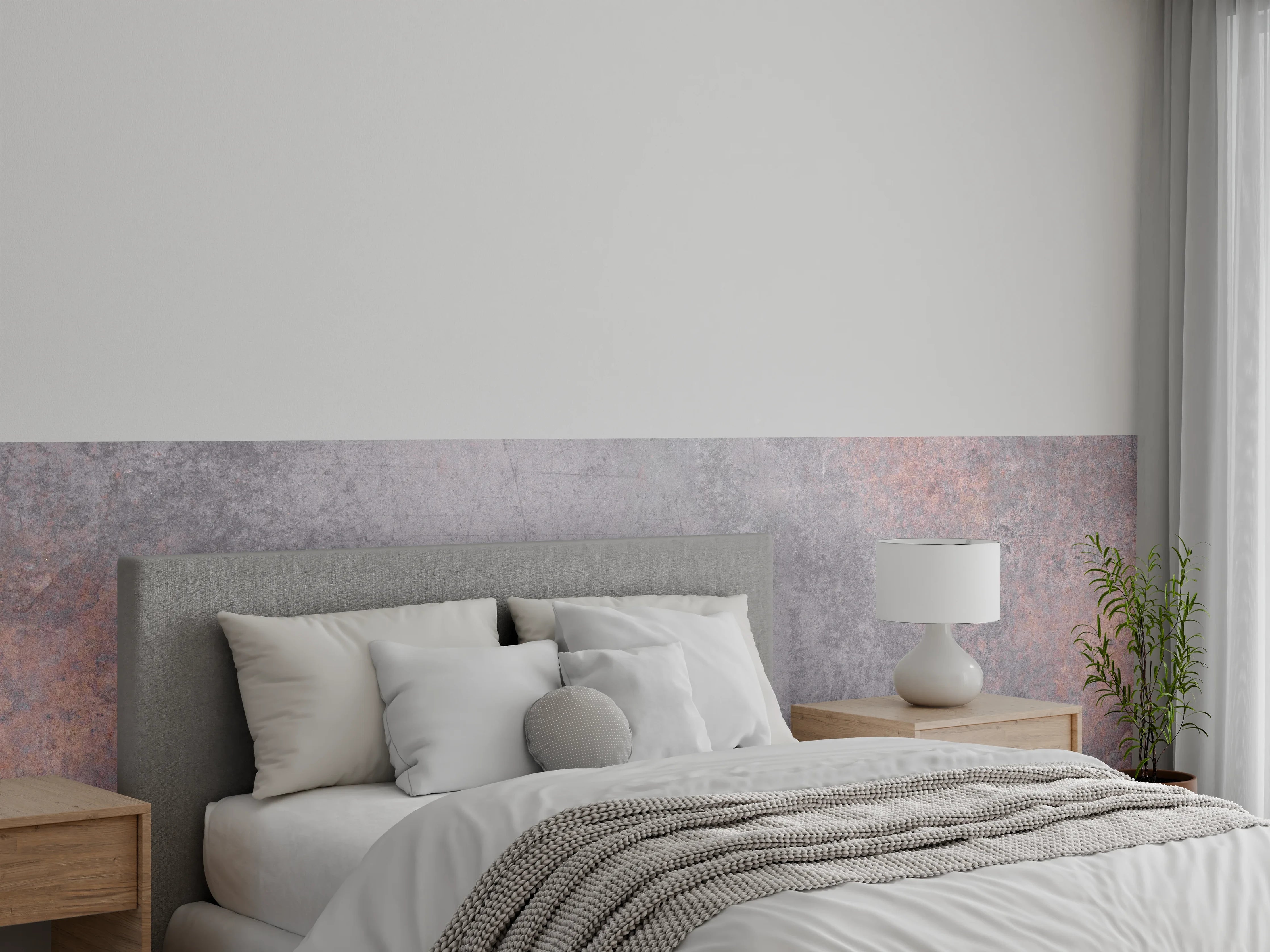 Wandverkleidung Schlafzimmer - Dunklen Metall Steinhintergrund