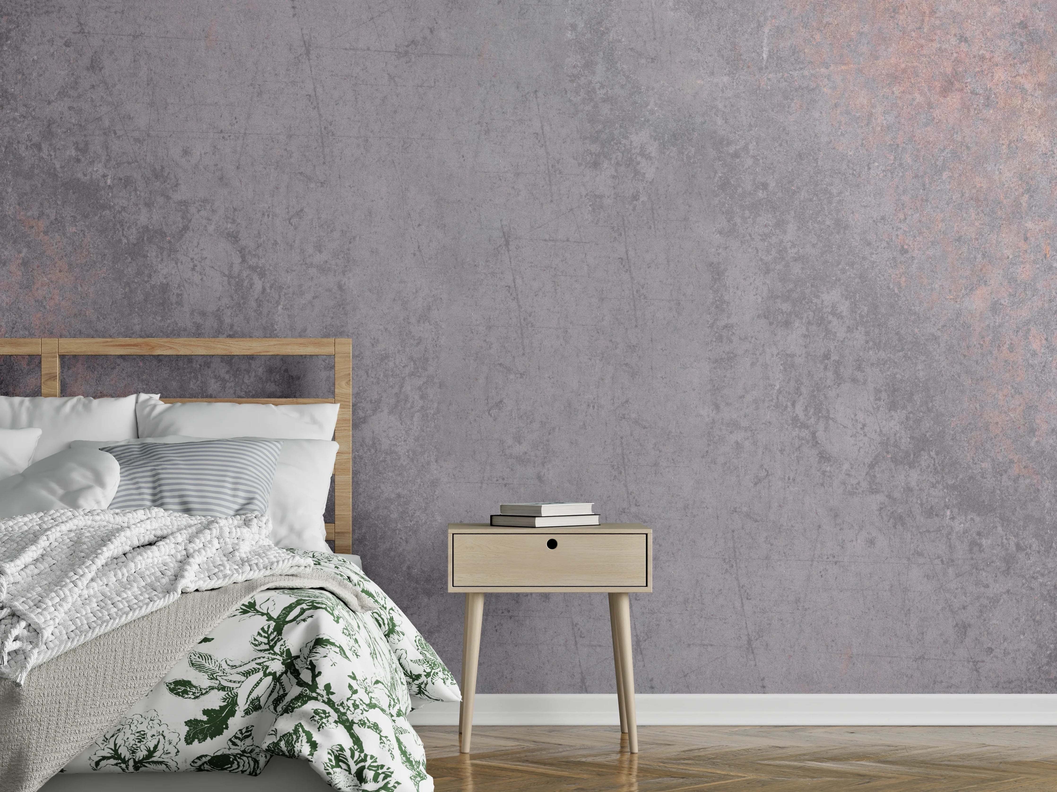 Wandverkleidung Schlafzimmer - Dunklen Metall Steinhintergrund