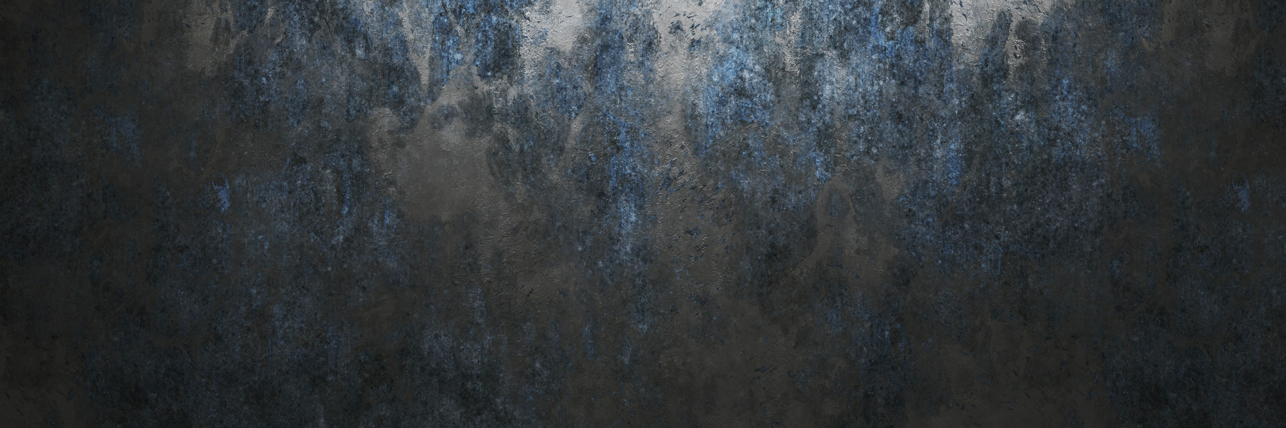 Wandverkleidung Schlafzimmer-Dunkles Beton-Design mit Blaueffekt