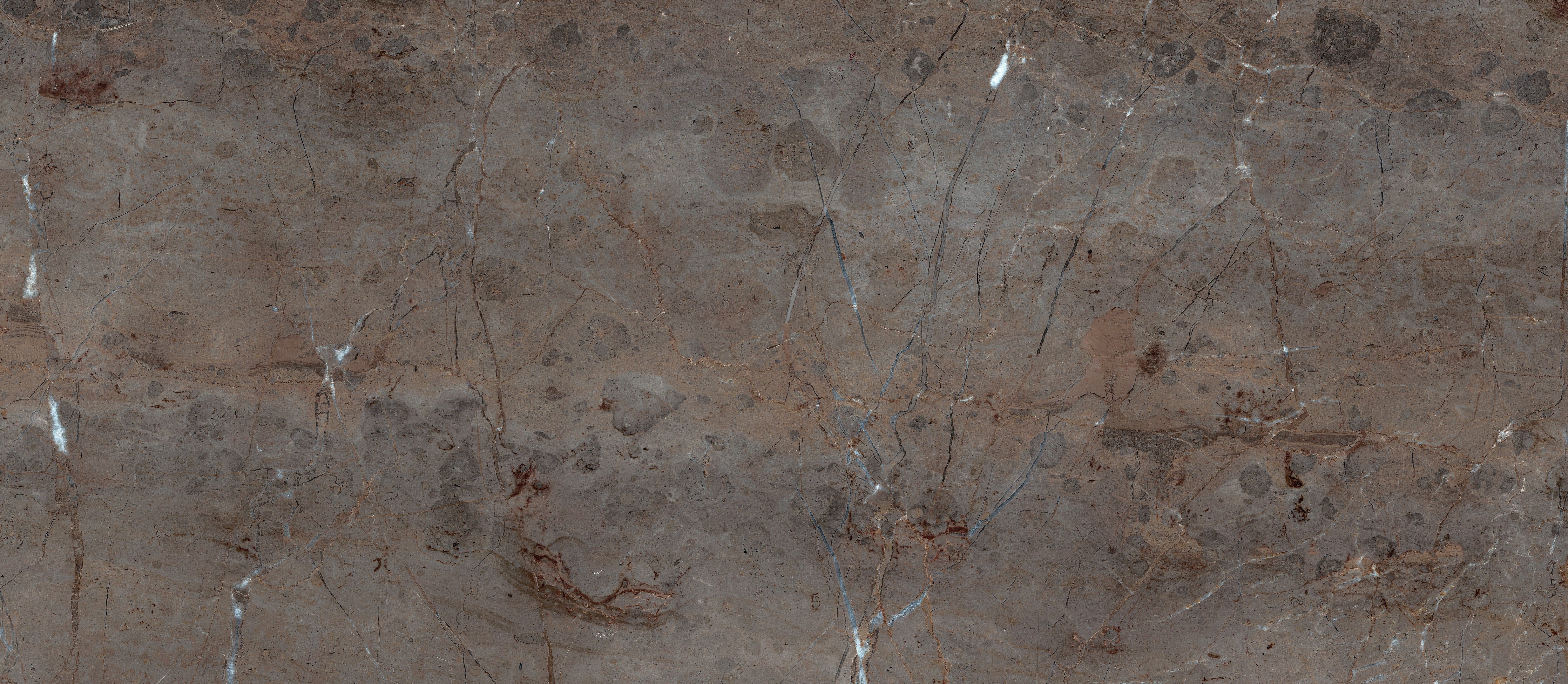 Wandverkleidung Schlafzimmer-Edler brauner Marmor mit Maserung