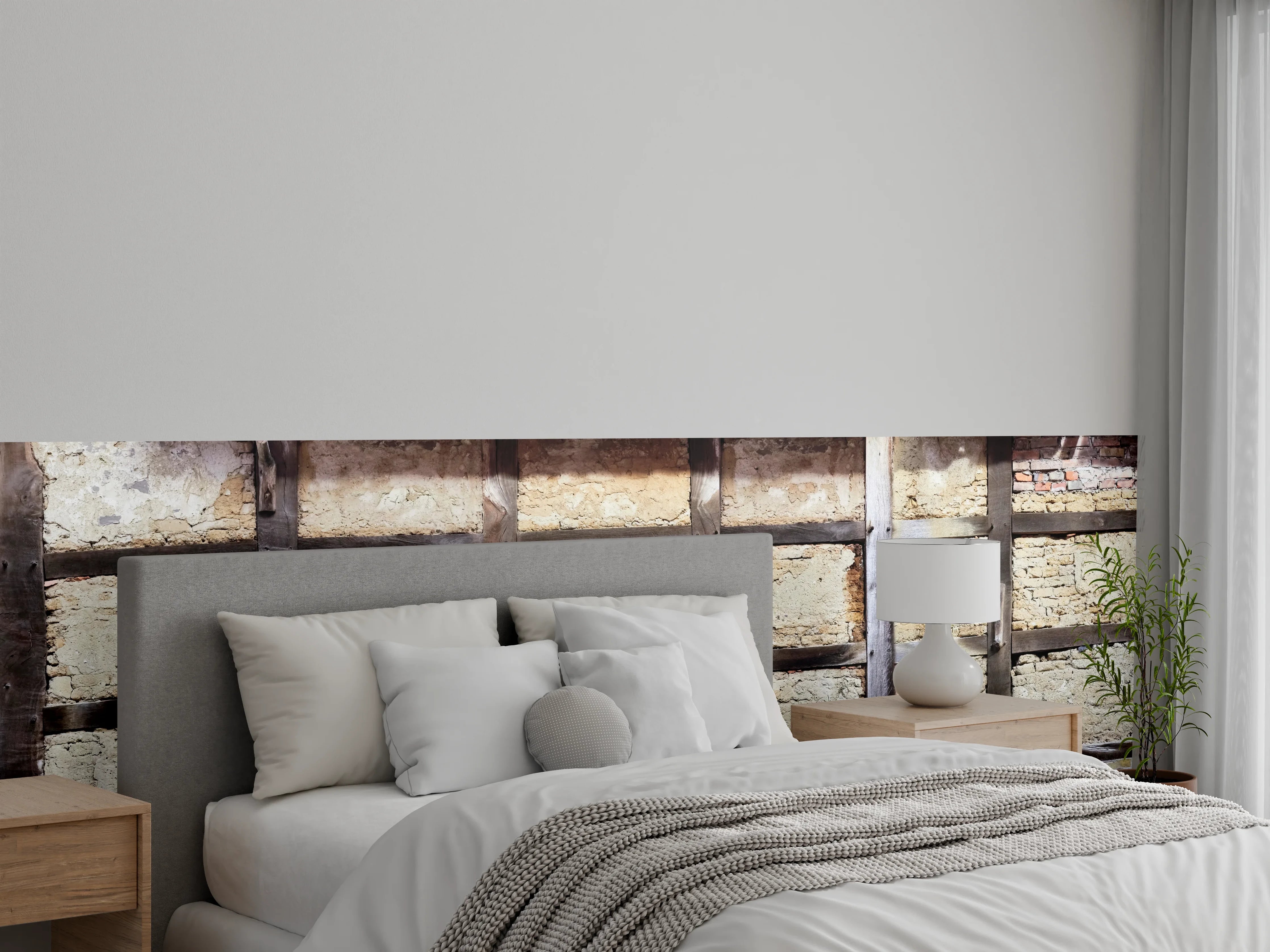 Wandverkleidung Schlafzimmer - Eingang eines Deutschen Fachwerkhauses