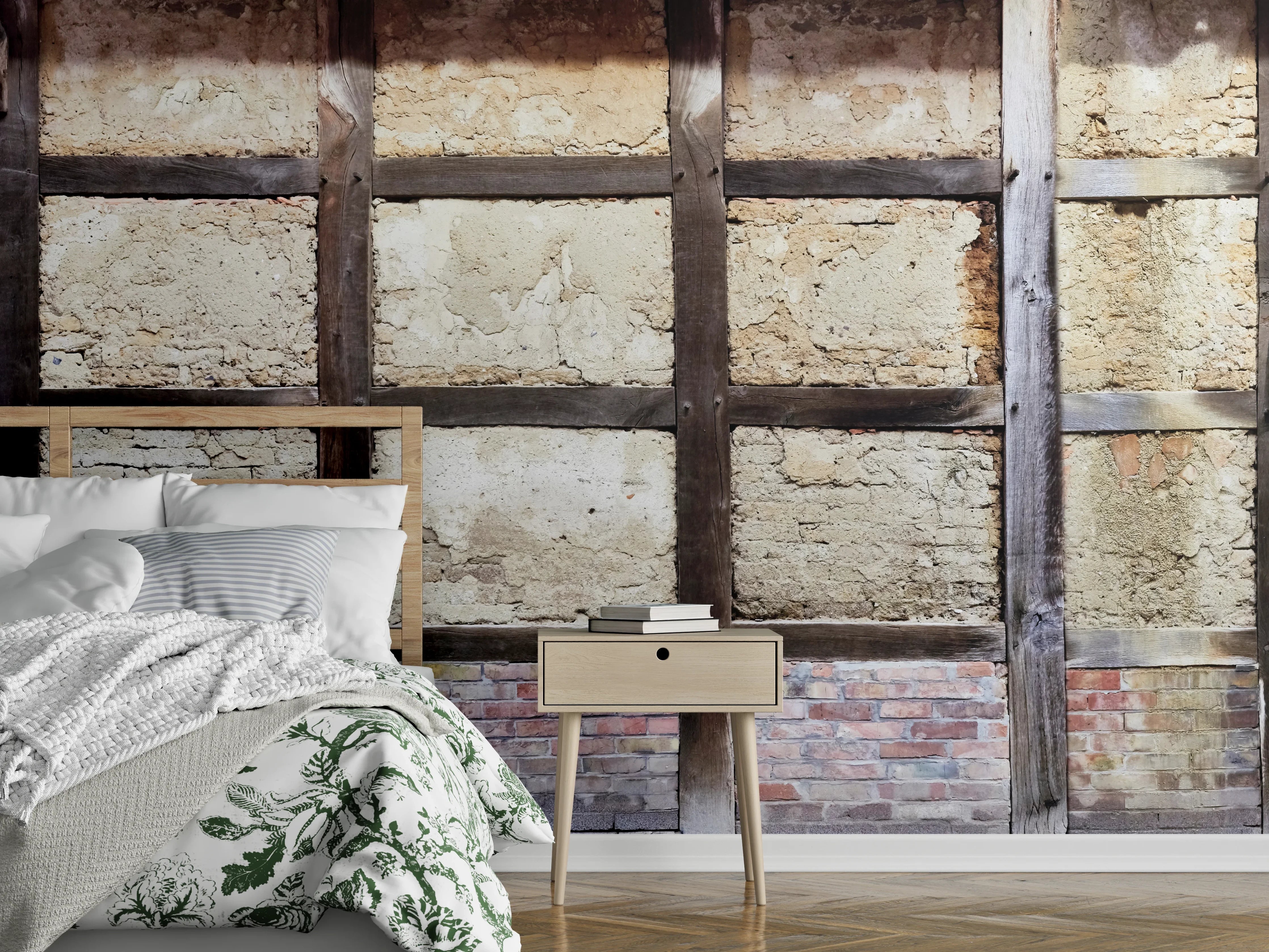 Wandverkleidung Schlafzimmer - Eingang eines Deutschen Fachwerkhauses