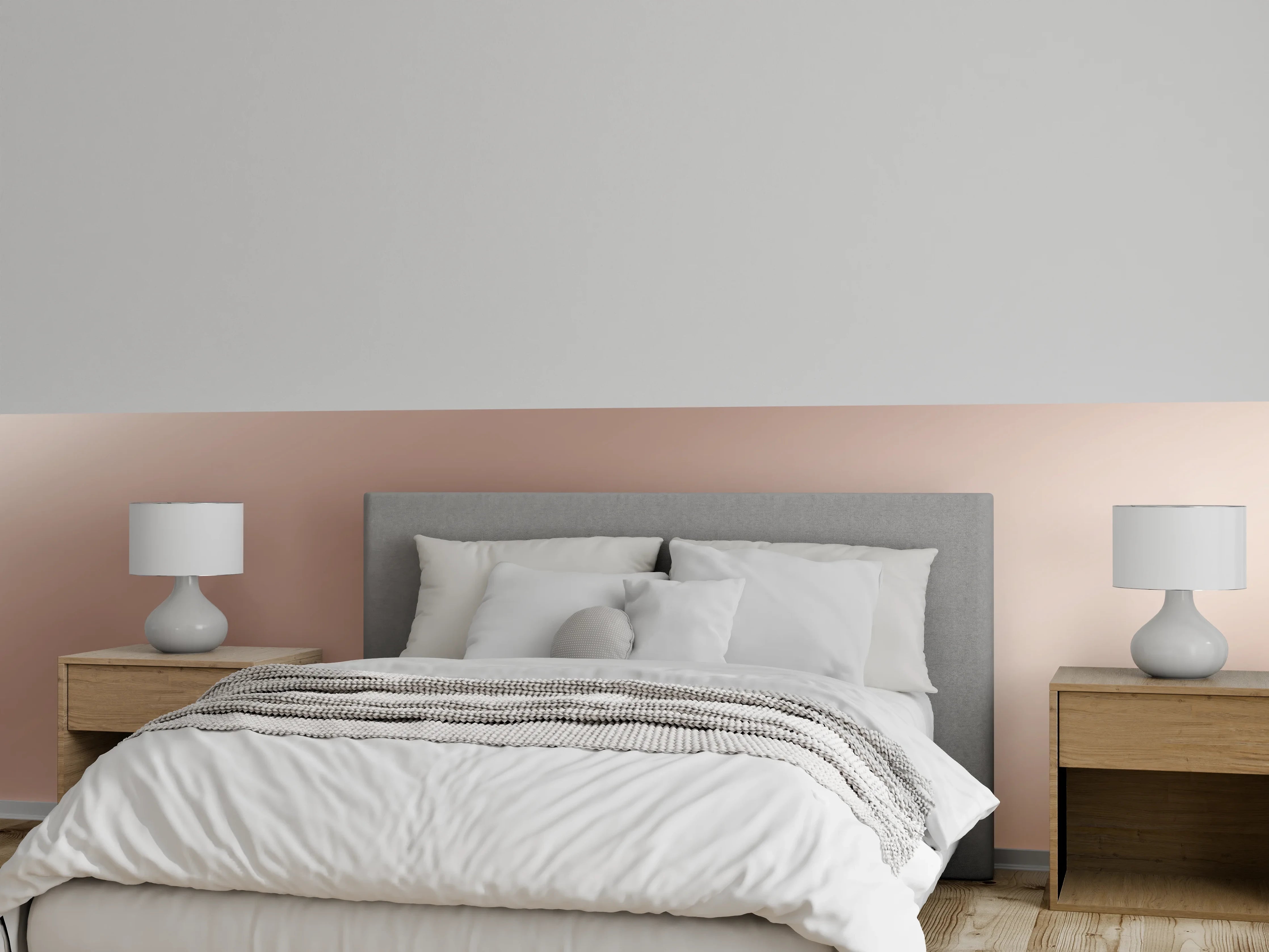 Wandverkleidung Schlafzimmer - Elegante Metallic-Bronze Wand
