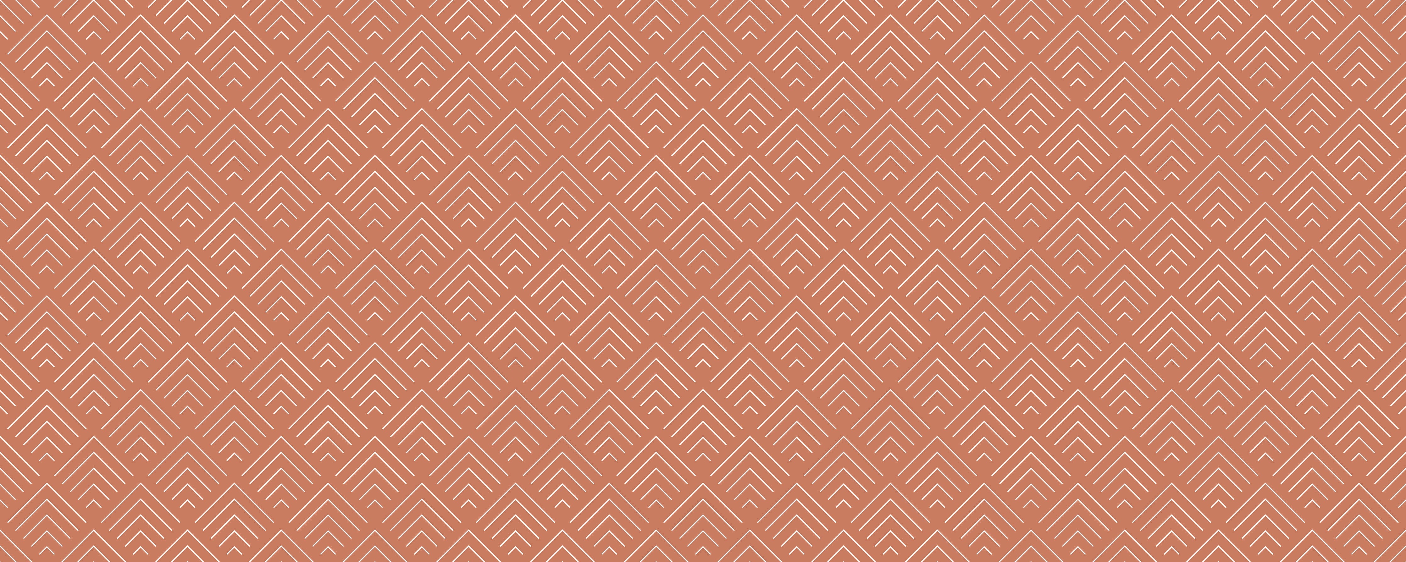 Wandverkleidung Schlafzimmer-Elegante terrakottafarbene Musterfliese mit geometrischem Design