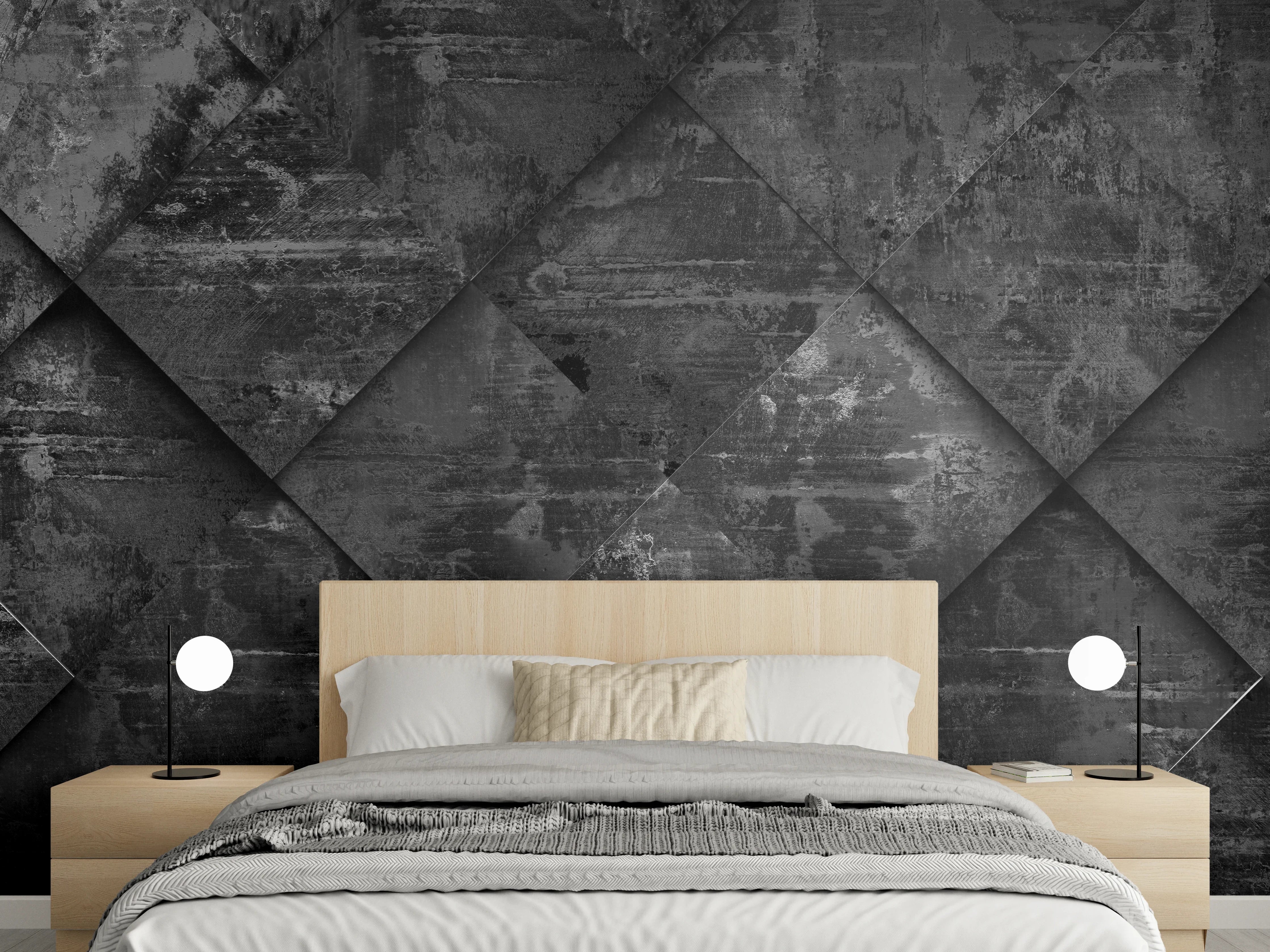 Wandverkleidung Schlafzimmer - Extra Dark Design Hintergrund