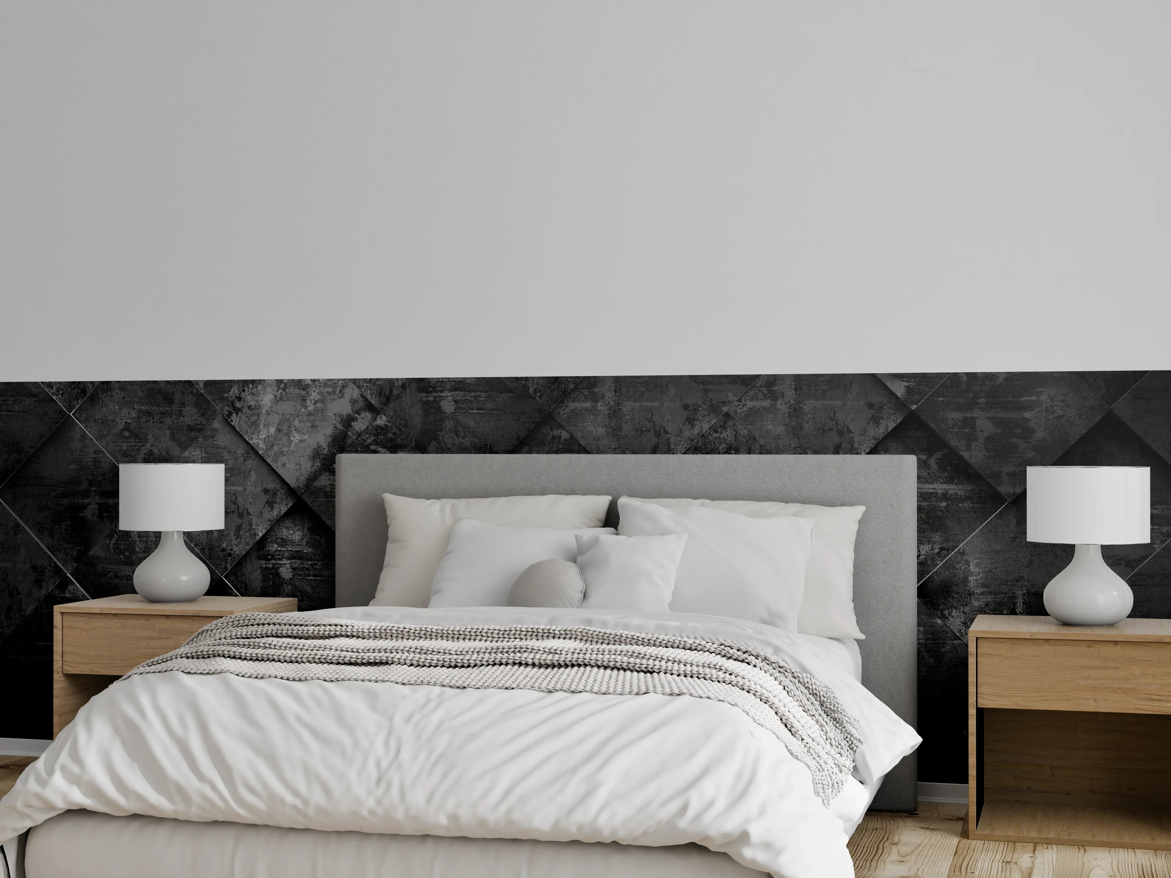 Wandverkleidung Schlafzimmer - Extra Dark Design Hintergrund