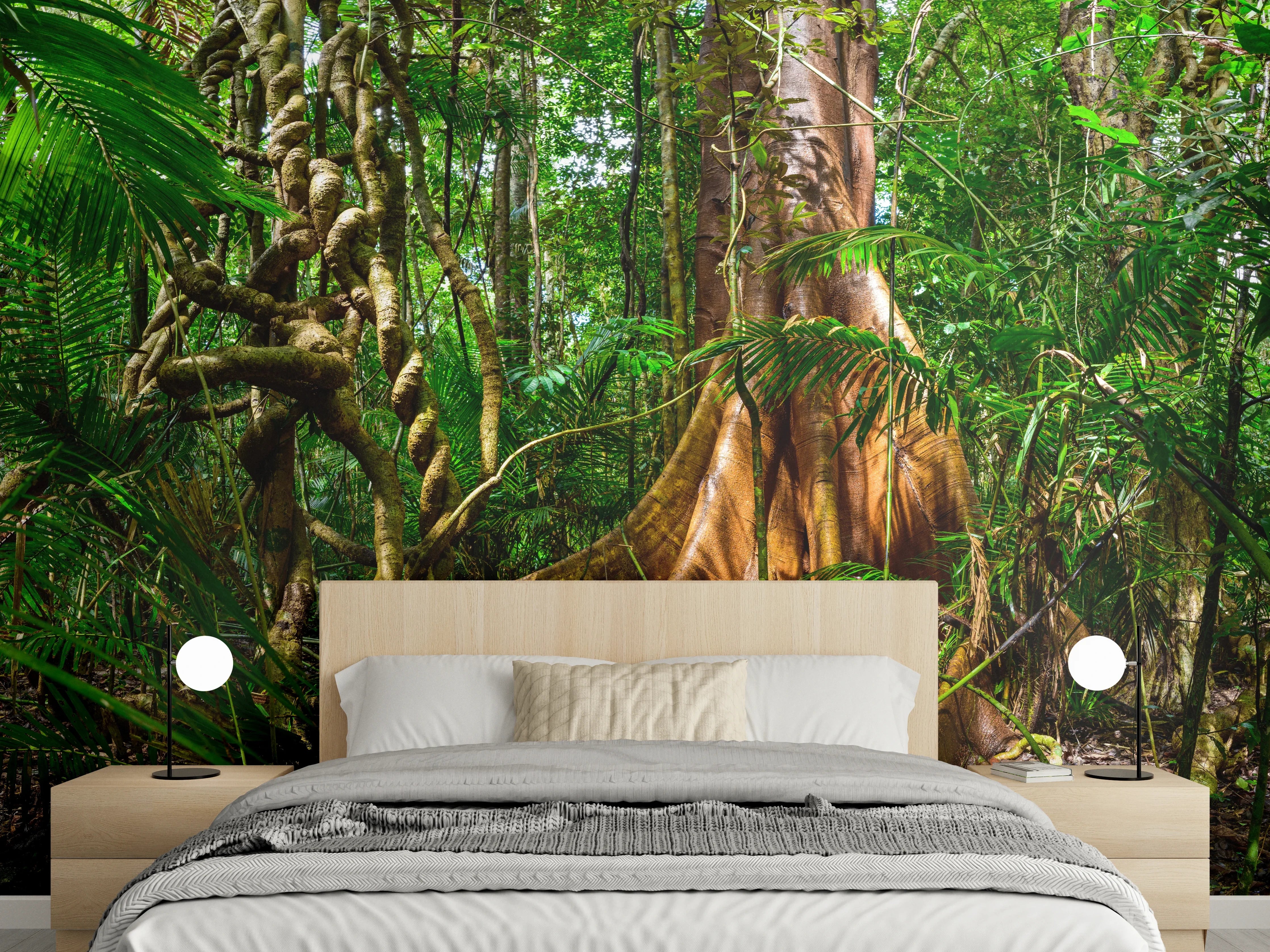 Wandverkleidung Schlafzimmer - Feigenbaum