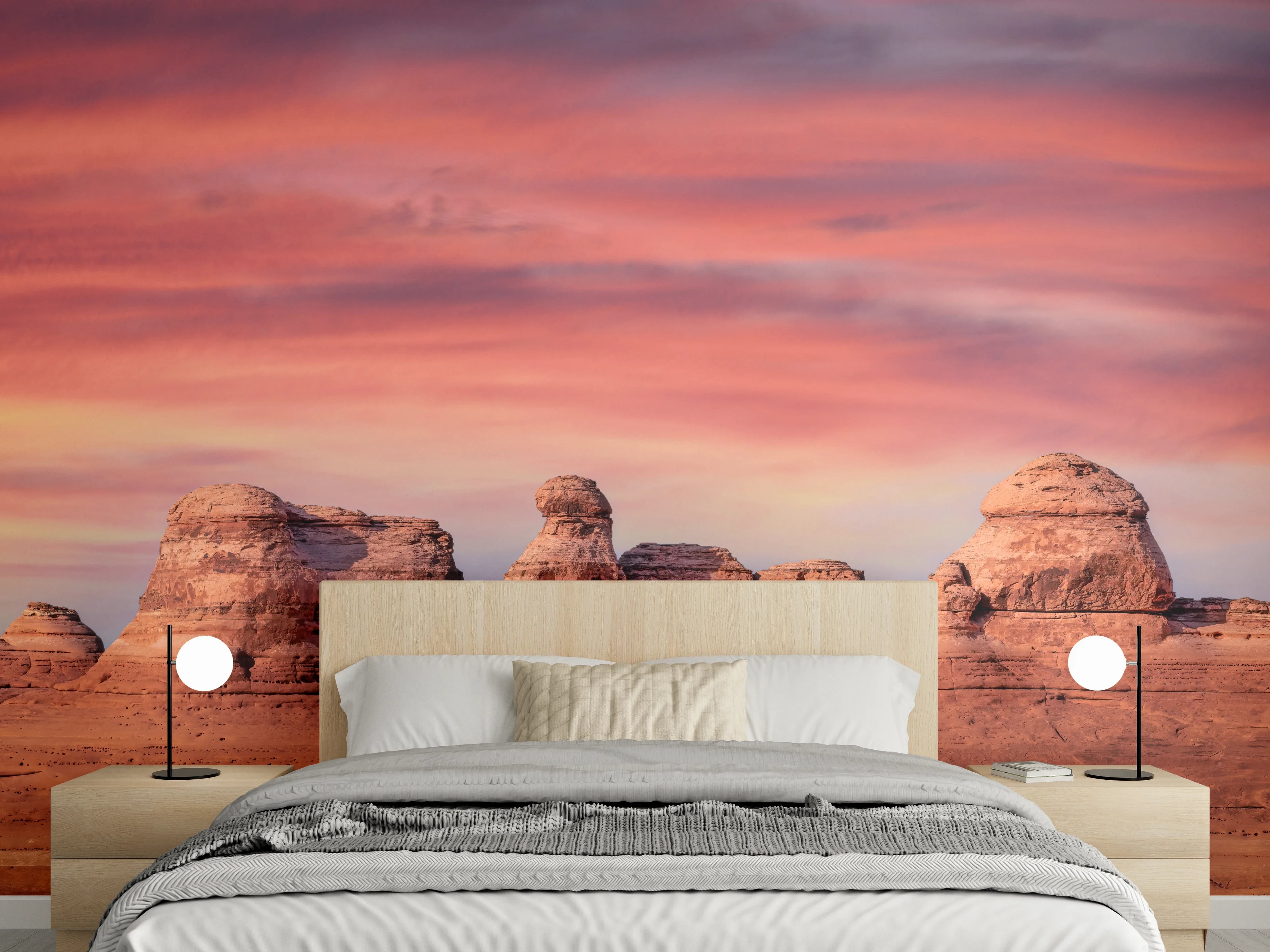 Wandverkleidung Schlafzimmer - Filigraner Bogen im Arches National Park