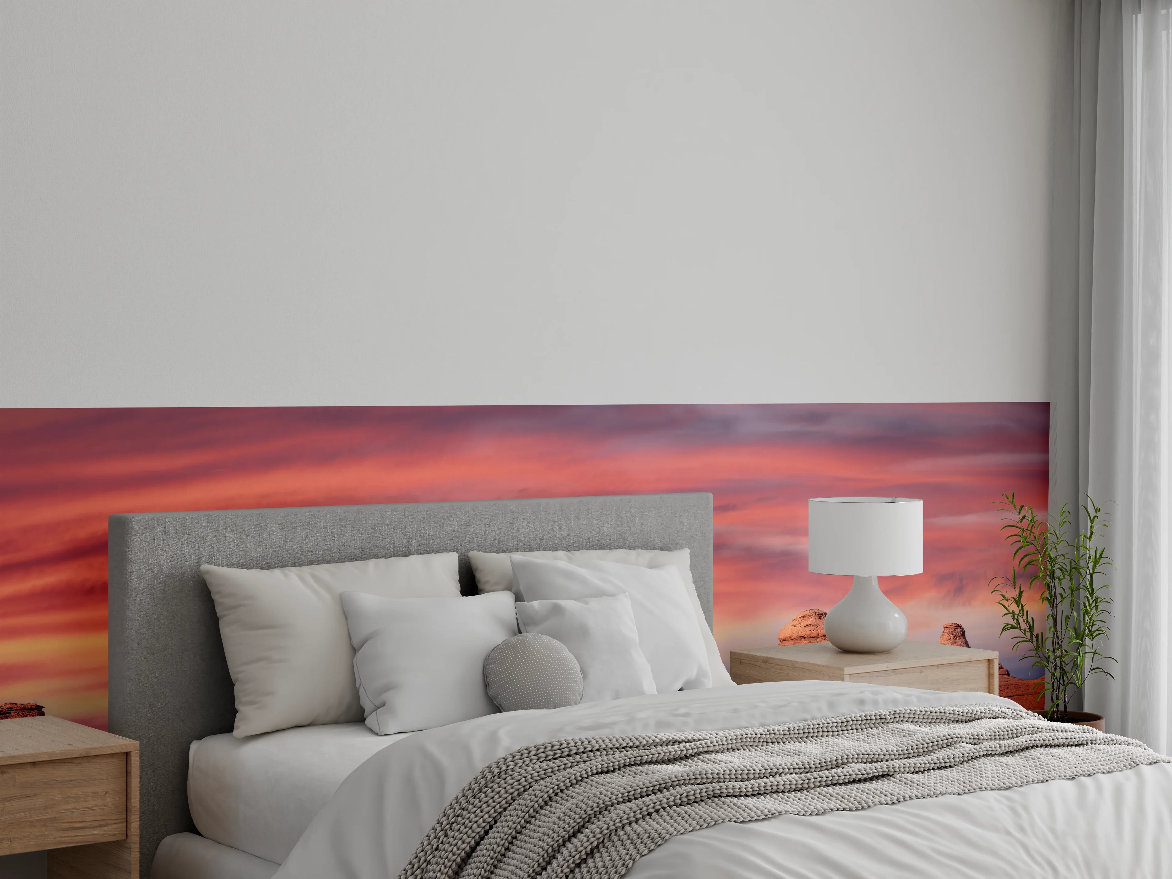 Wandverkleidung Schlafzimmer - Filigraner Bogen im Arches National Park