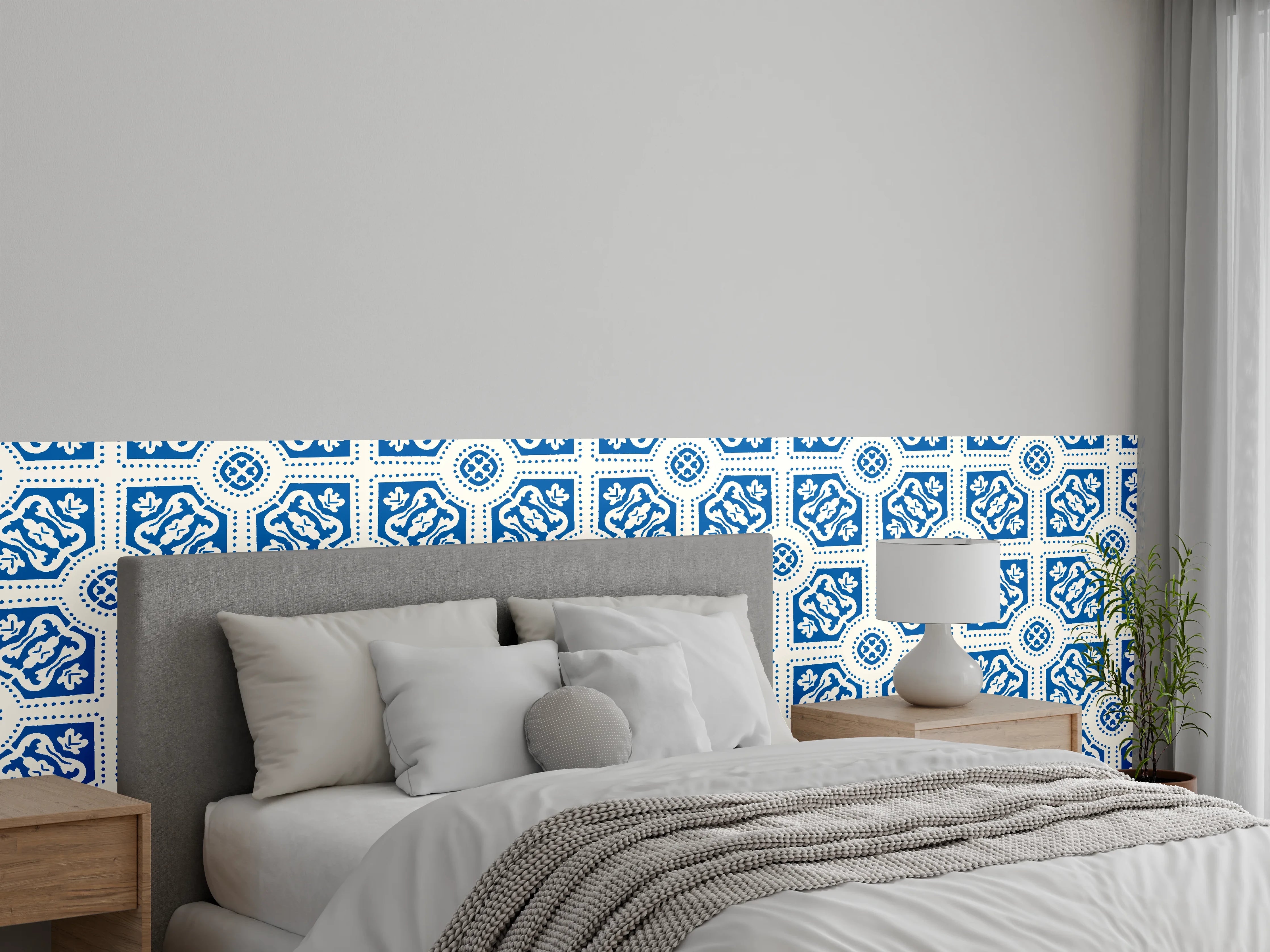 Wandverkleidung Schlafzimmer - Fliesenkunst Portugals