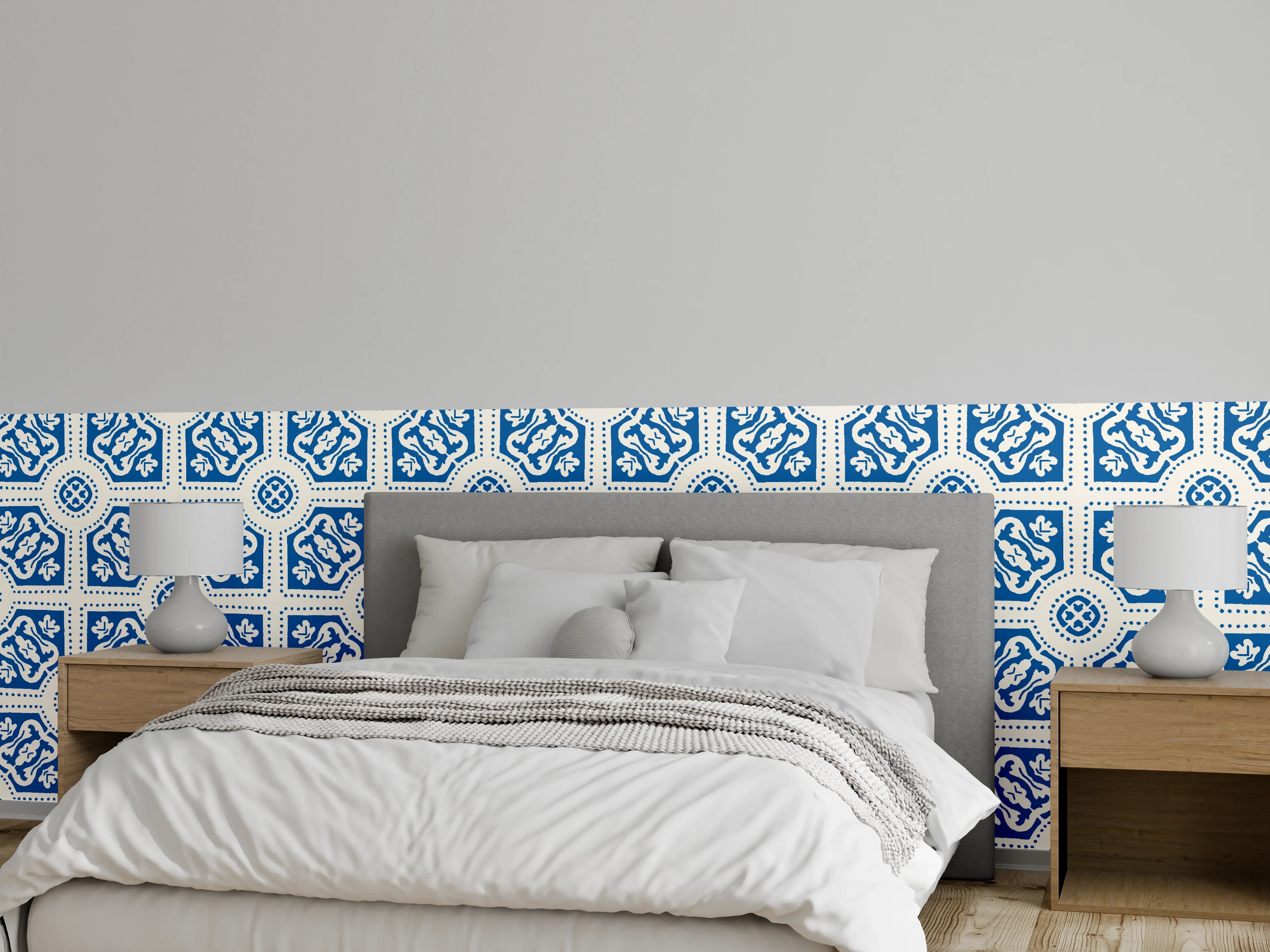 Wandverkleidung Schlafzimmer - Fliesenkunst Portugals