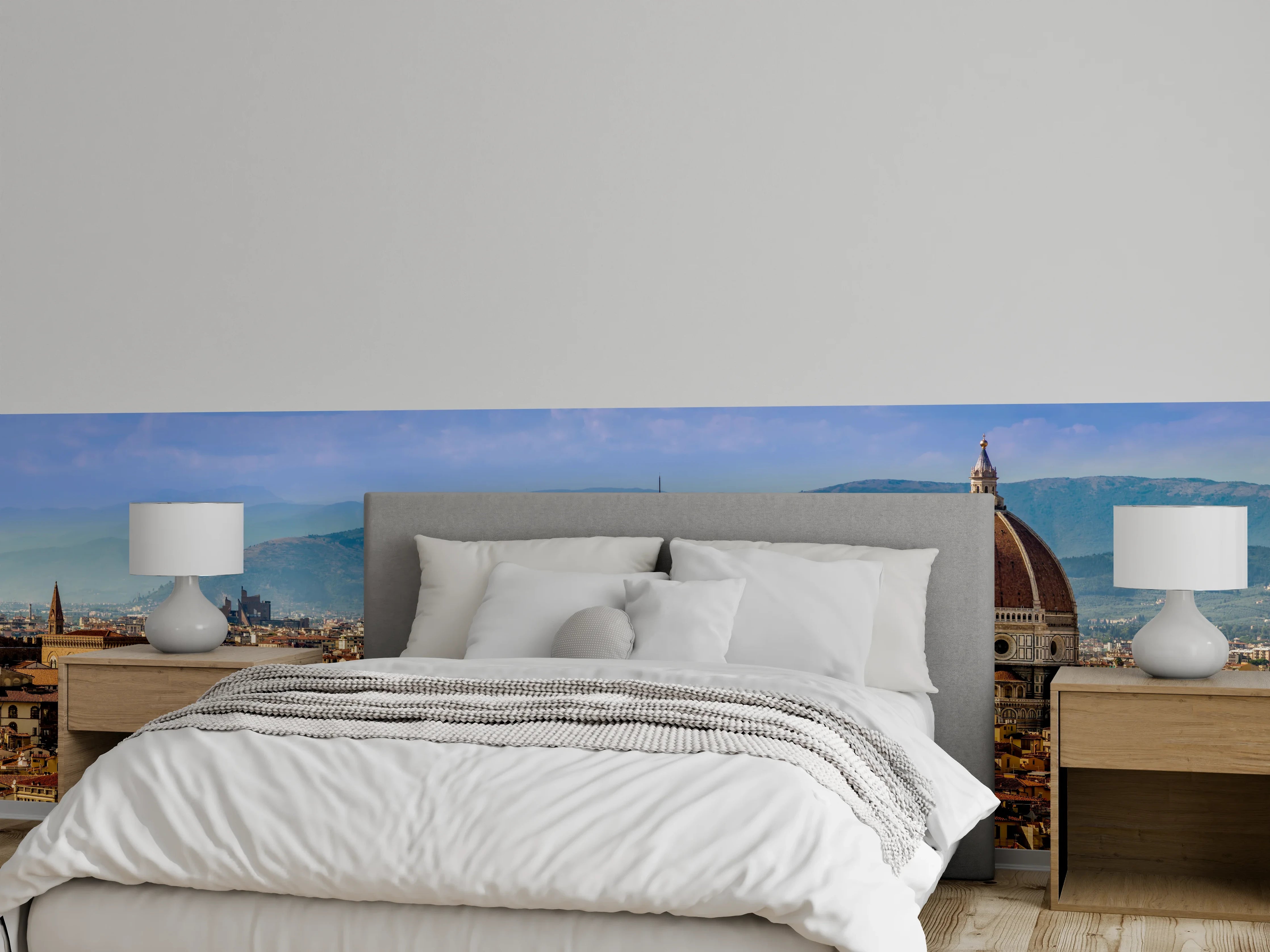 Wandverkleidung Schlafzimmer - Florenz Skyline mit Duomo
