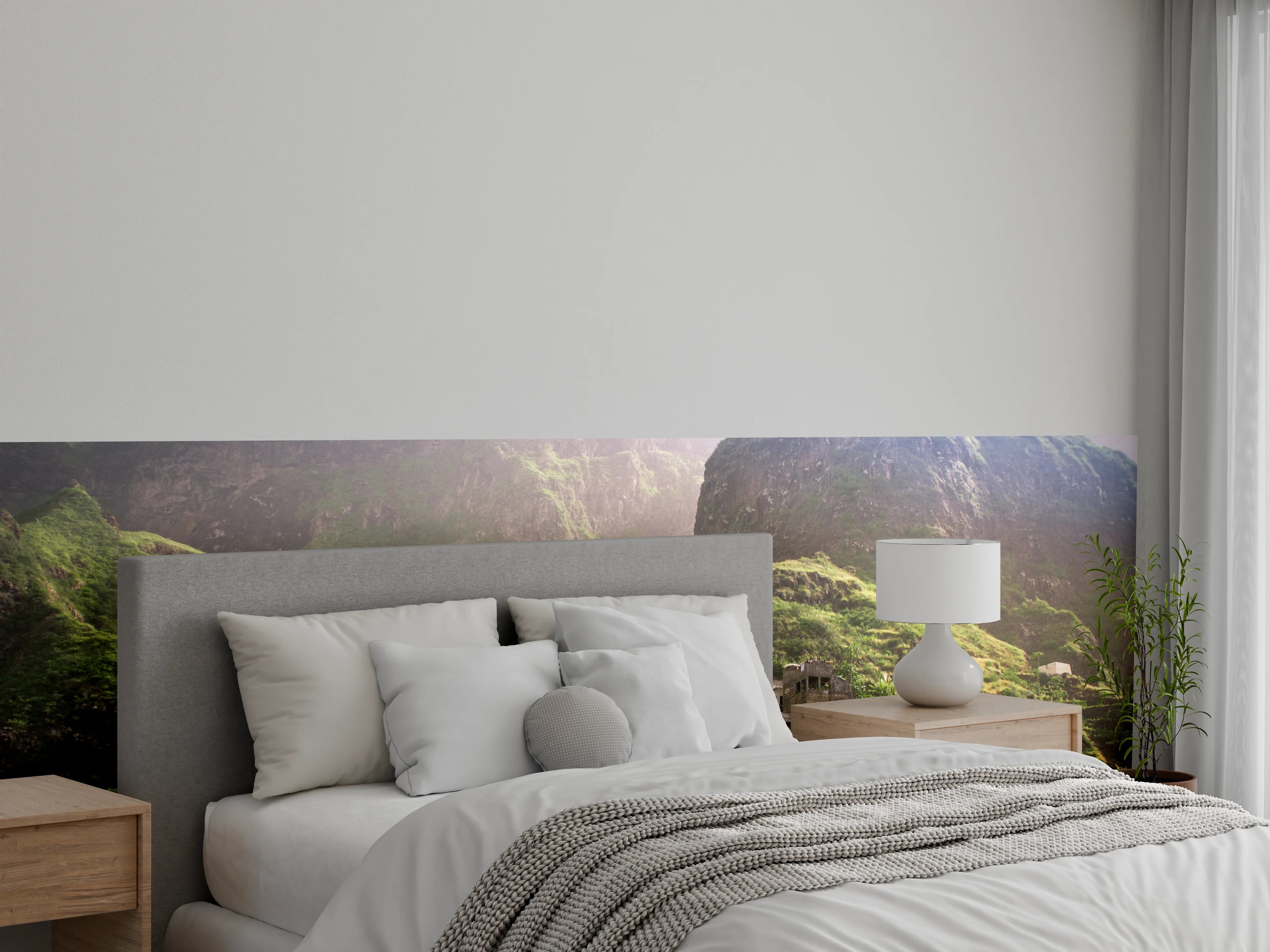 Wandverkleidung Schlafzimmer - Fontainhas Landschaft