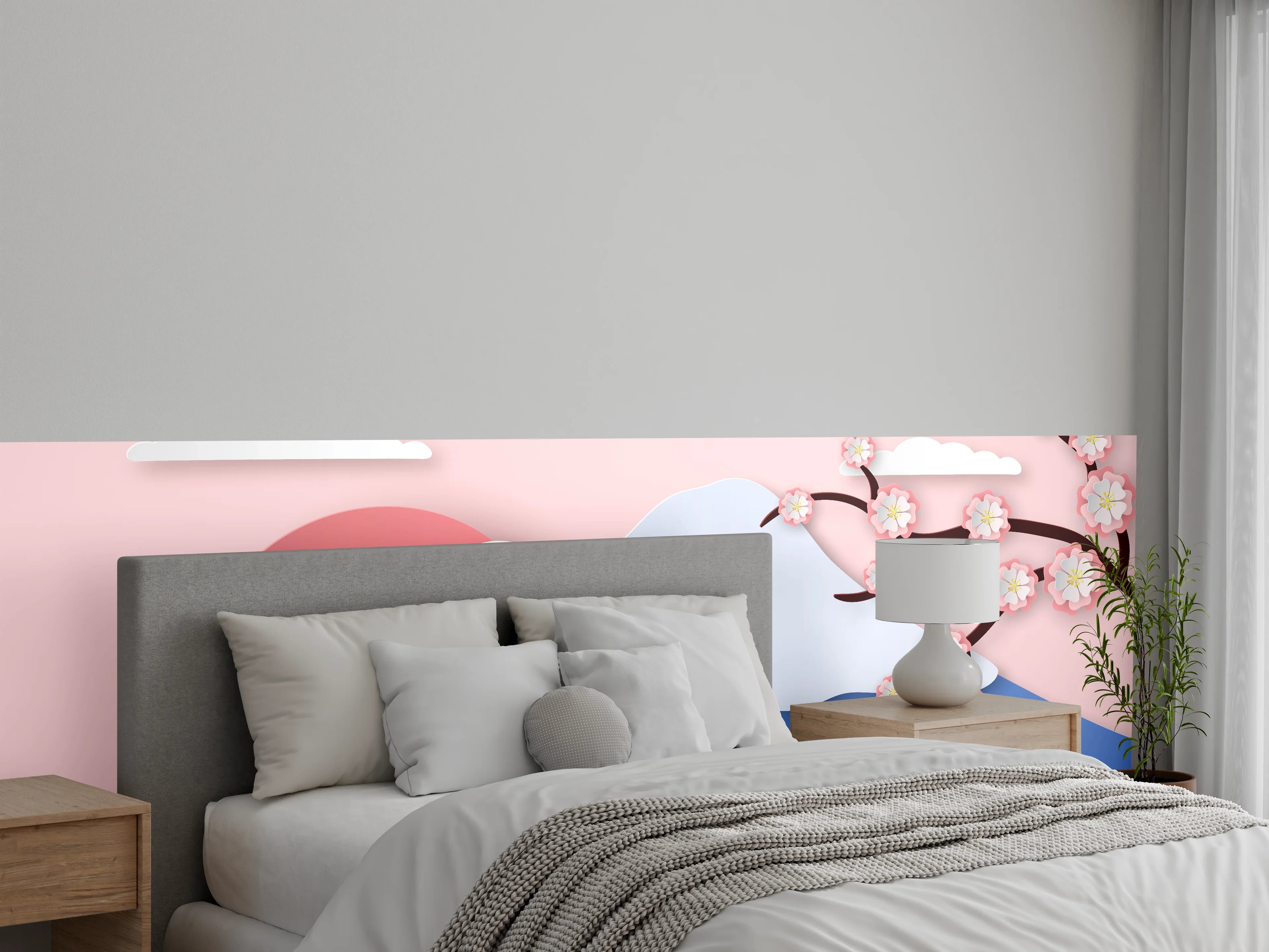 Wandverkleidung Schlafzimmer - Fujiyama modern Style
