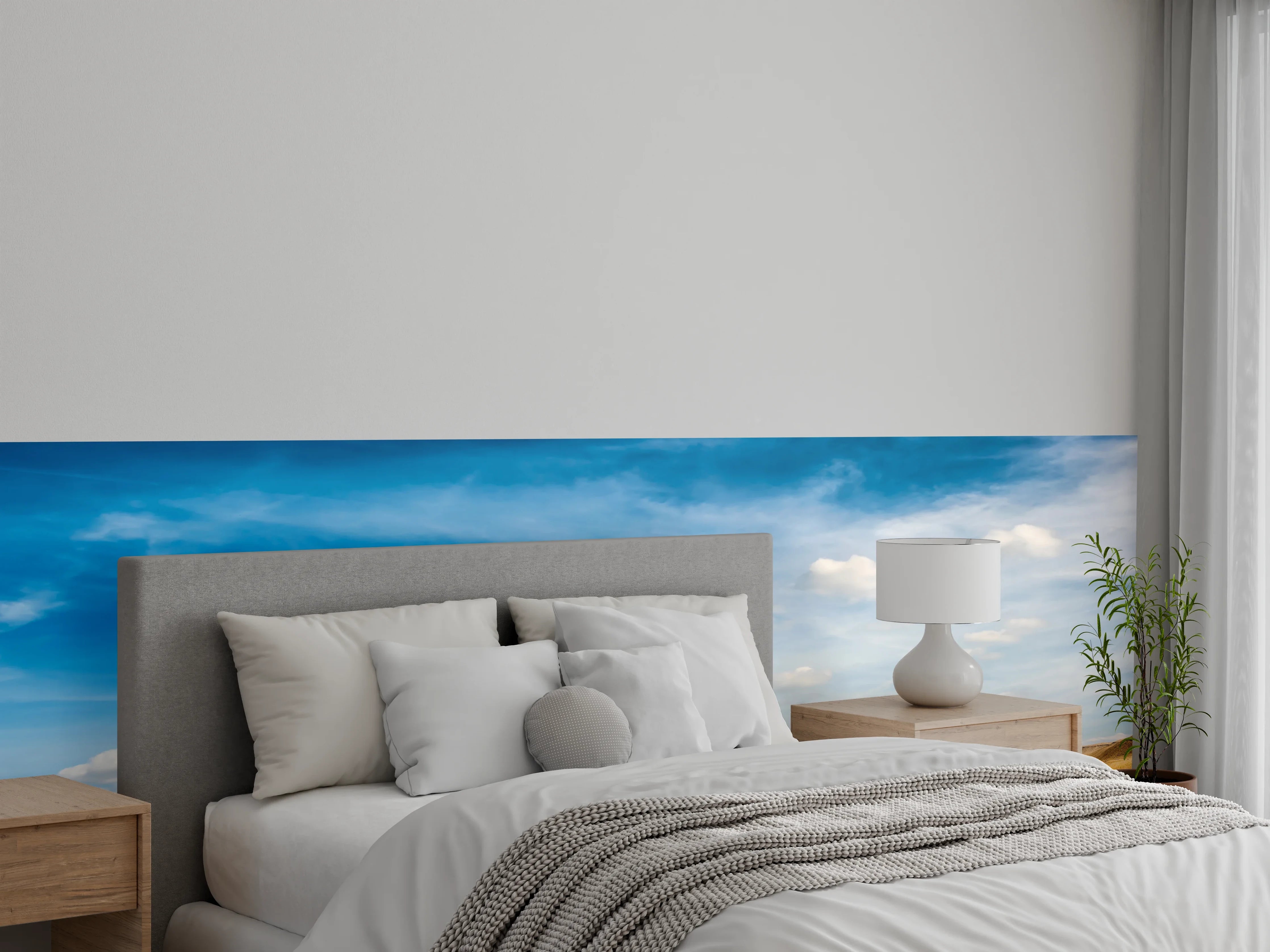 Wandverkleidung Schlafzimmer - Gizeh-Pyramiden Panorama
