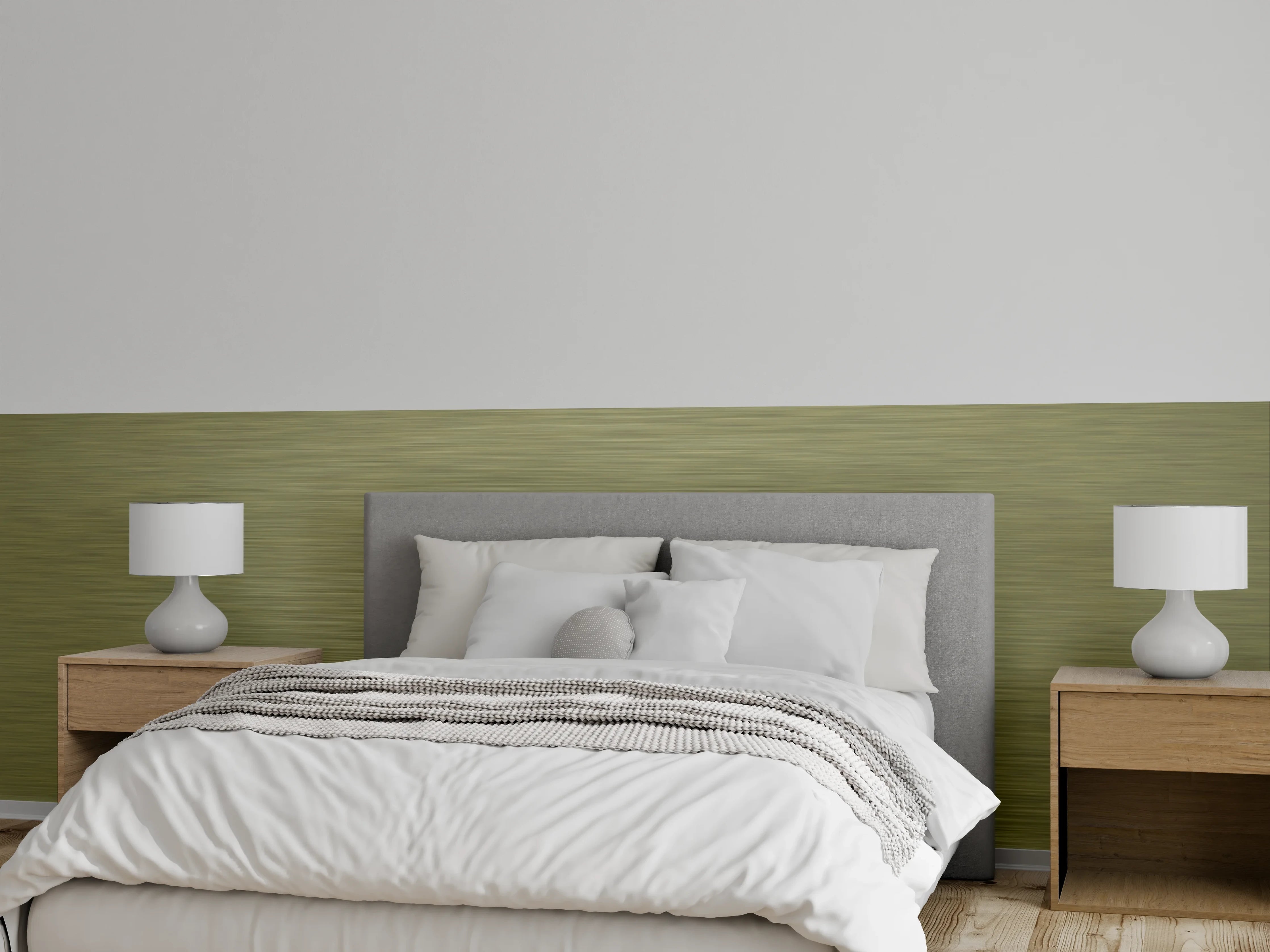 Wandverkleidung Schlafzimmer - Gold - ALU Prime - Metall Gebürstet