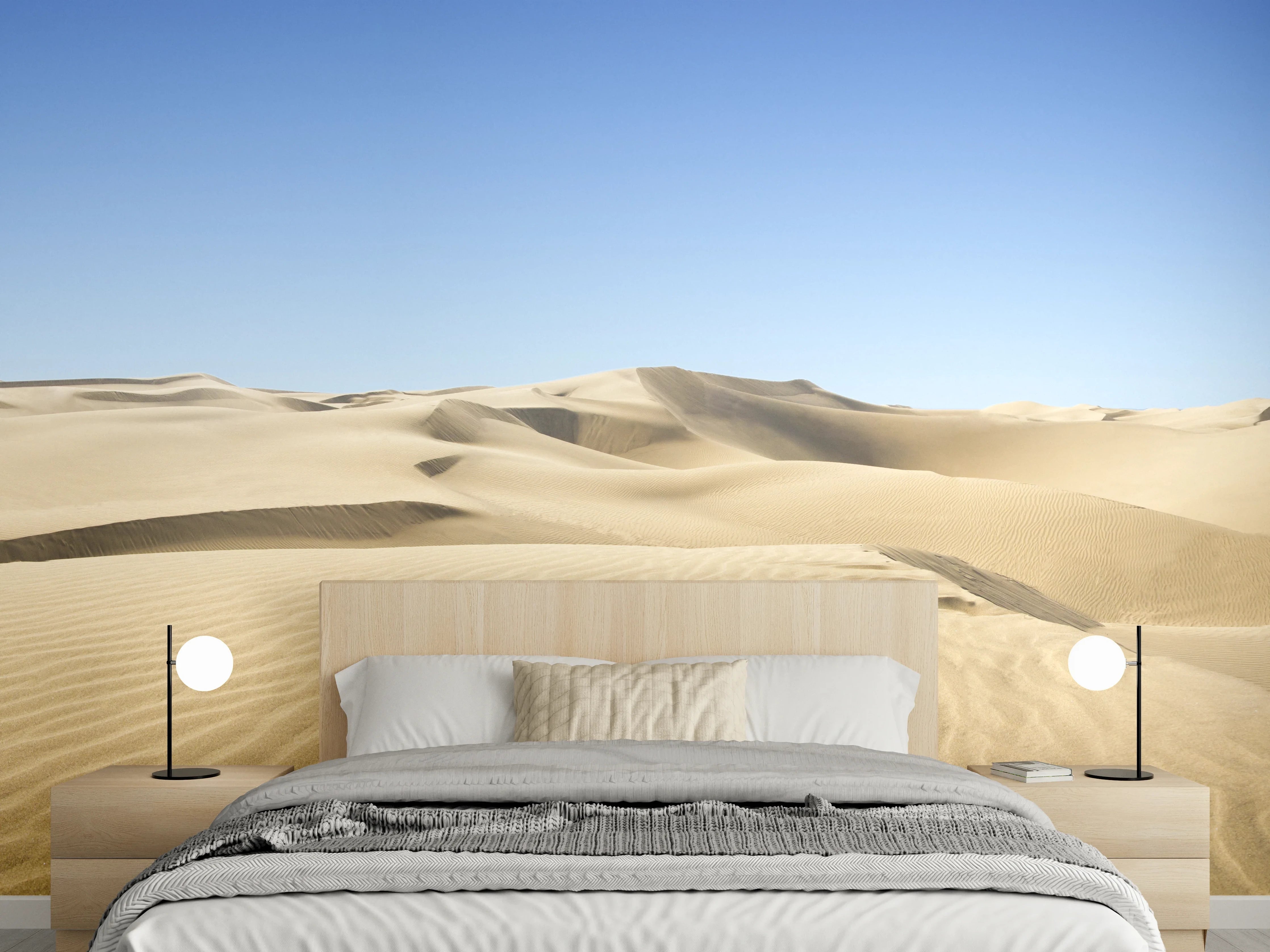 Wandverkleidung Schlafzimmer - Gold desert