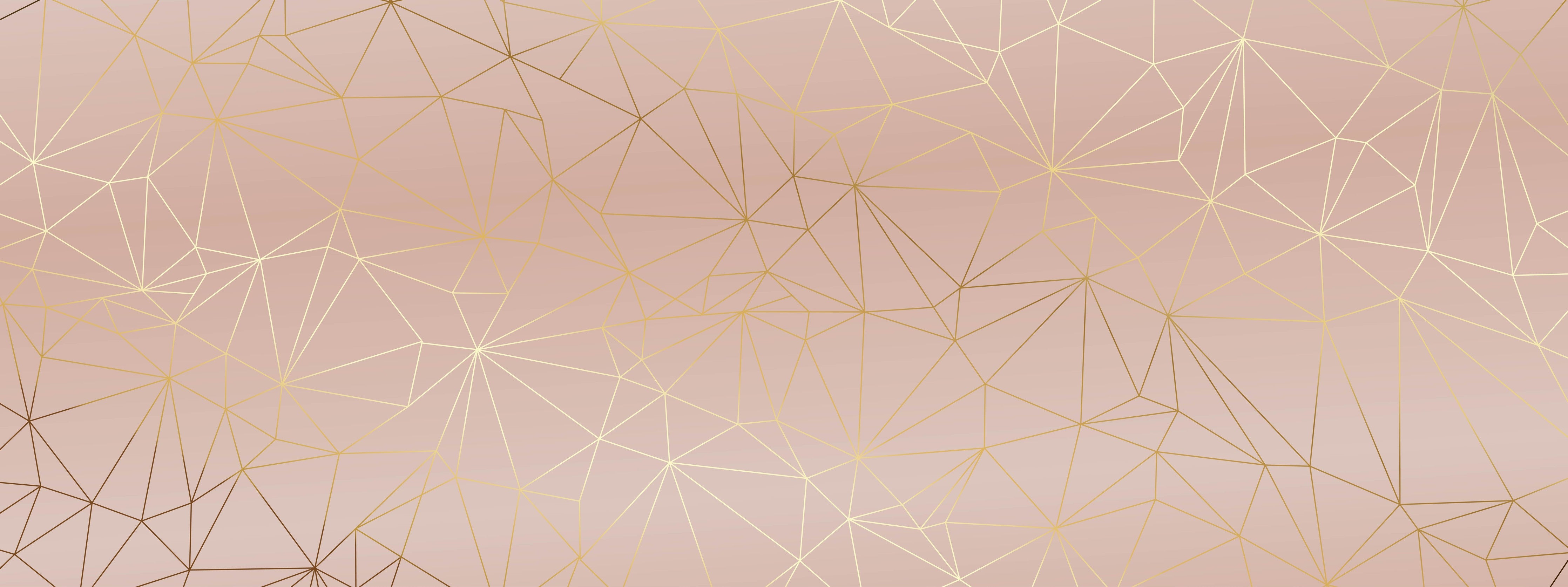 Wandverkleidung Schlafzimmer-Goldene Linien auf Beige Hintergrund