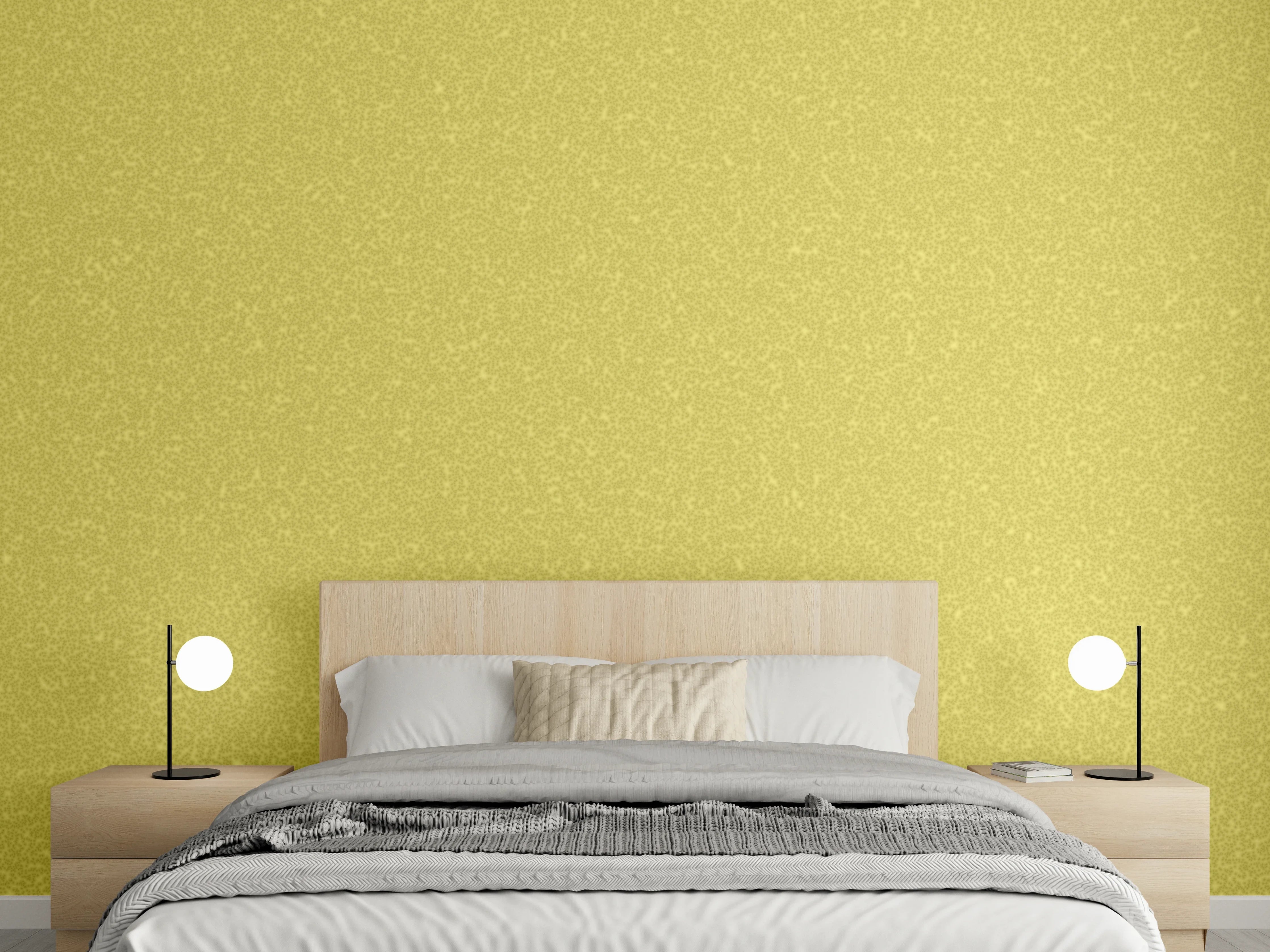 Wandverkleidung Schlafzimmer - Goldene Textur mit Glitzer-Effekt
