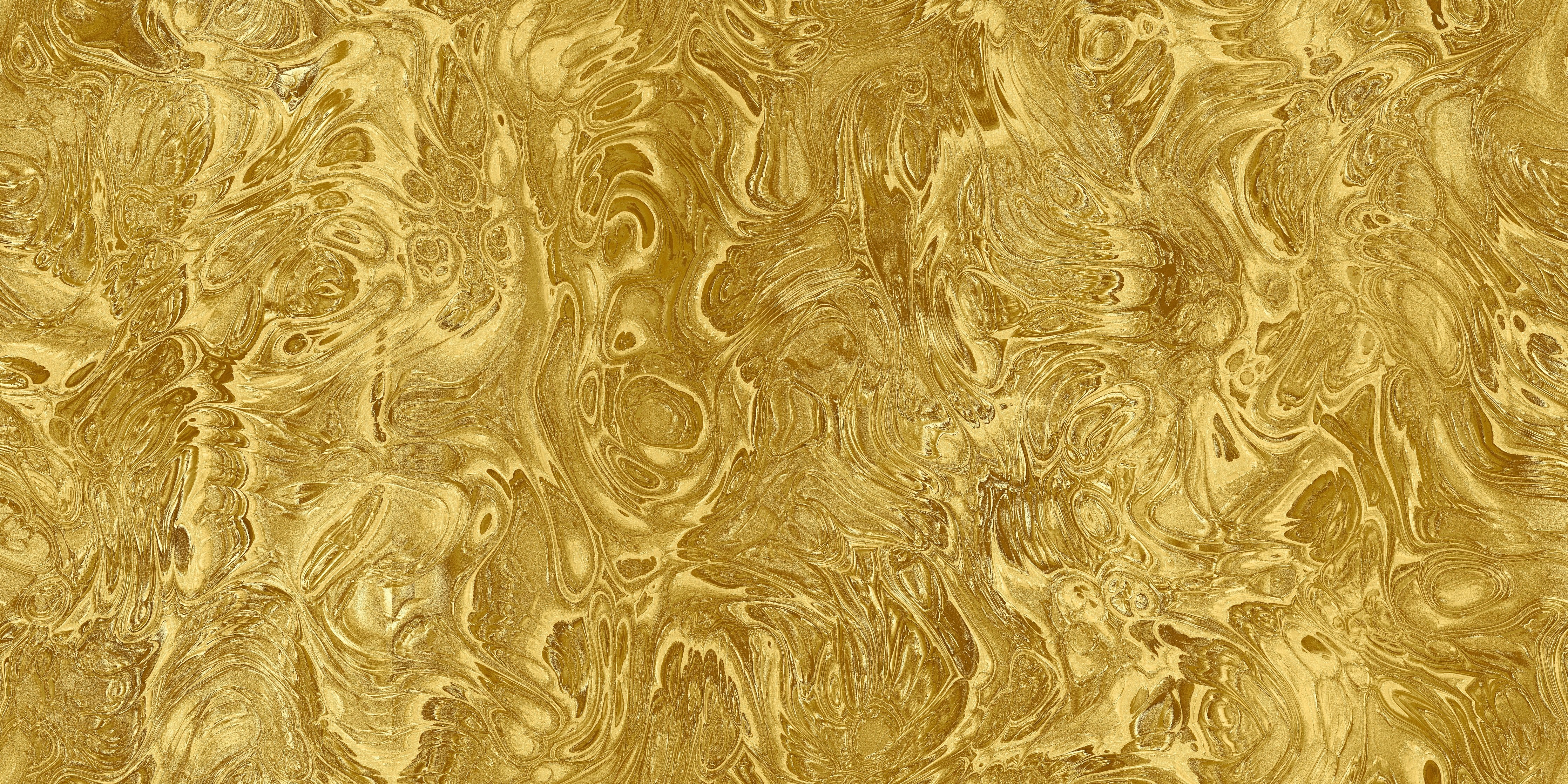 Wandverkleidung Schlafzimmer-Goldene abstrakte Marmoroptik