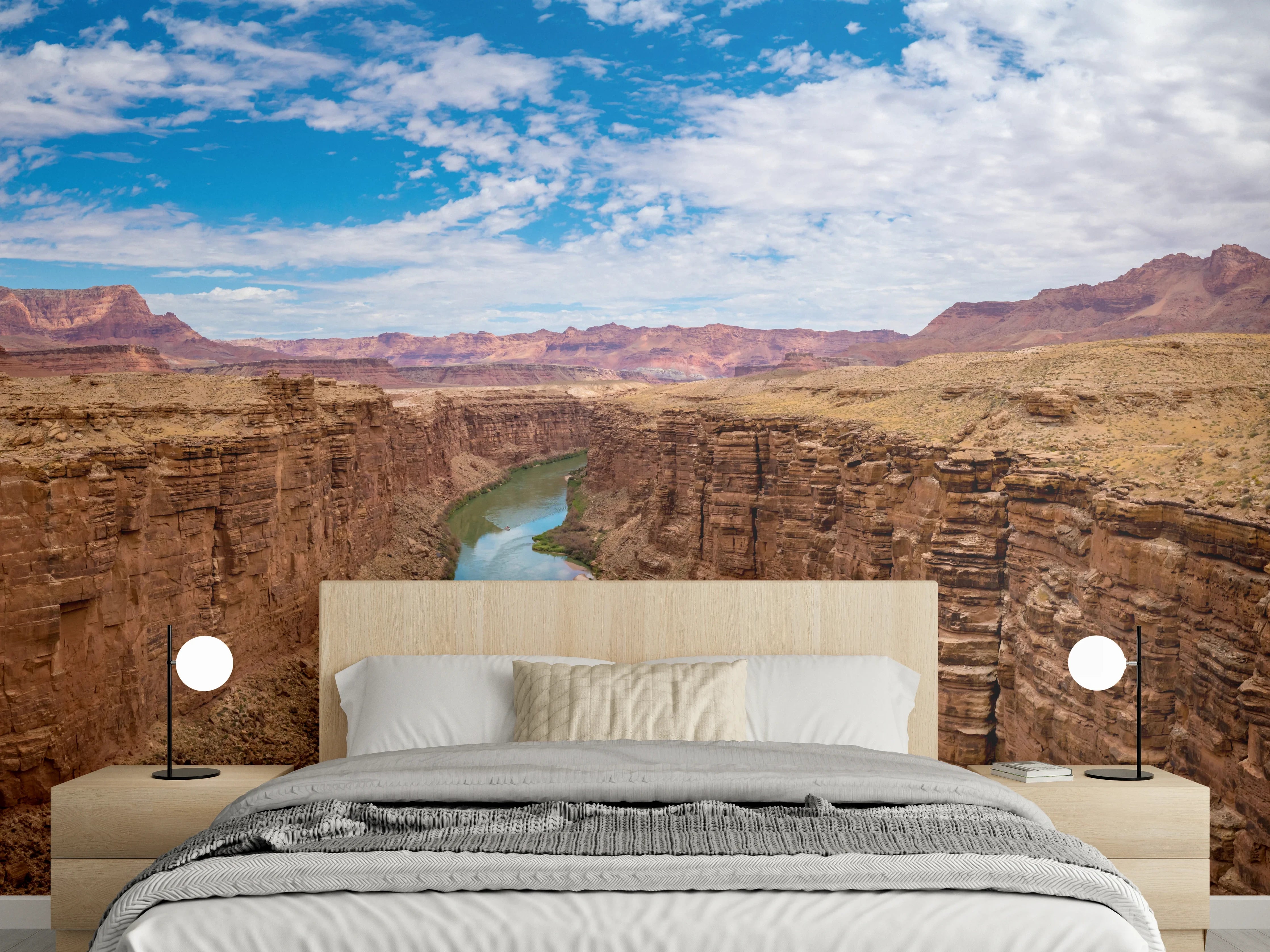 Wandverkleidung Schlafzimmer - Grand Canyon Panorama Landschaft