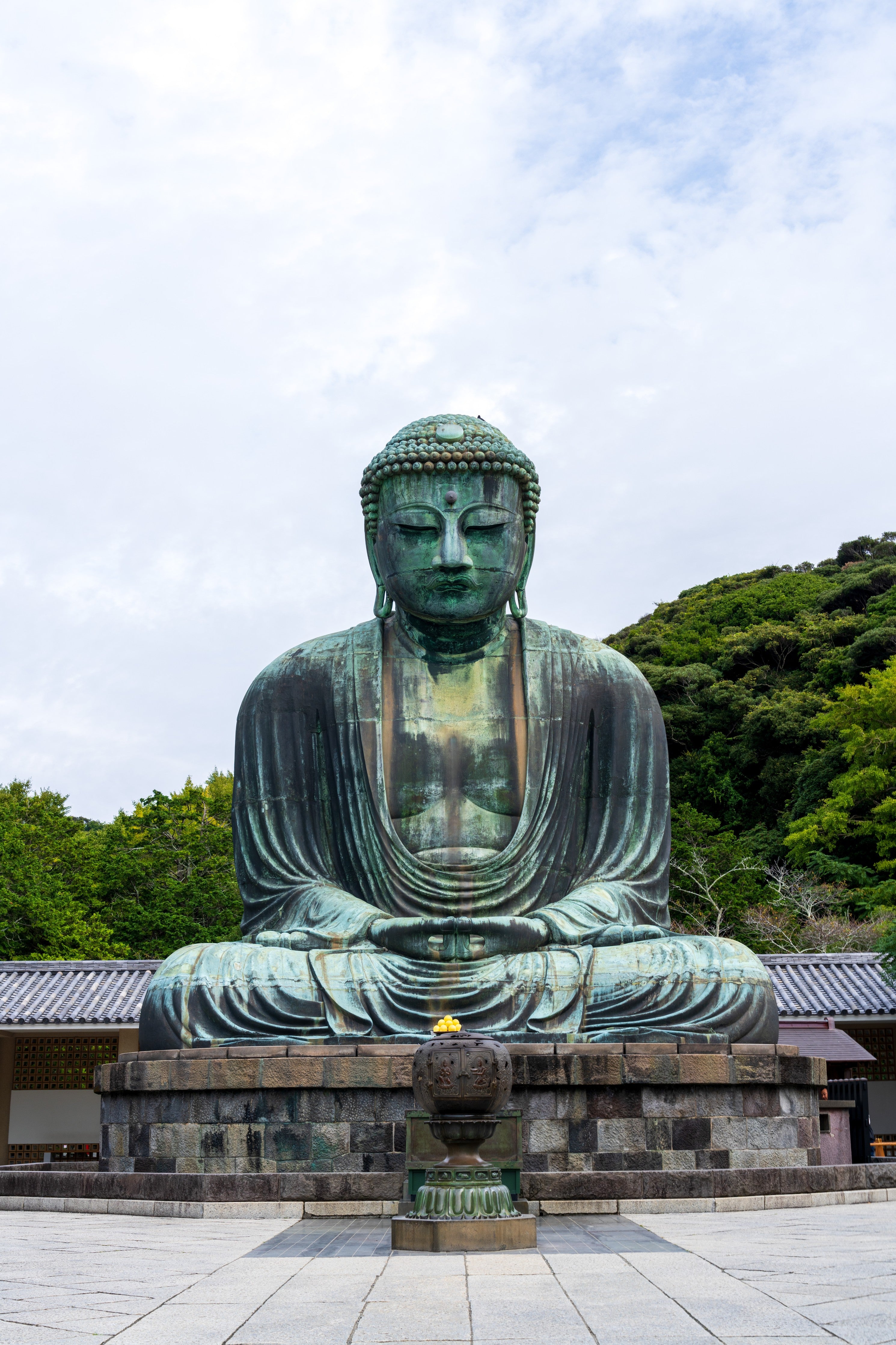 Wandverkleidung Schlafzimmer-Große Buddha-Statue in Kamakura