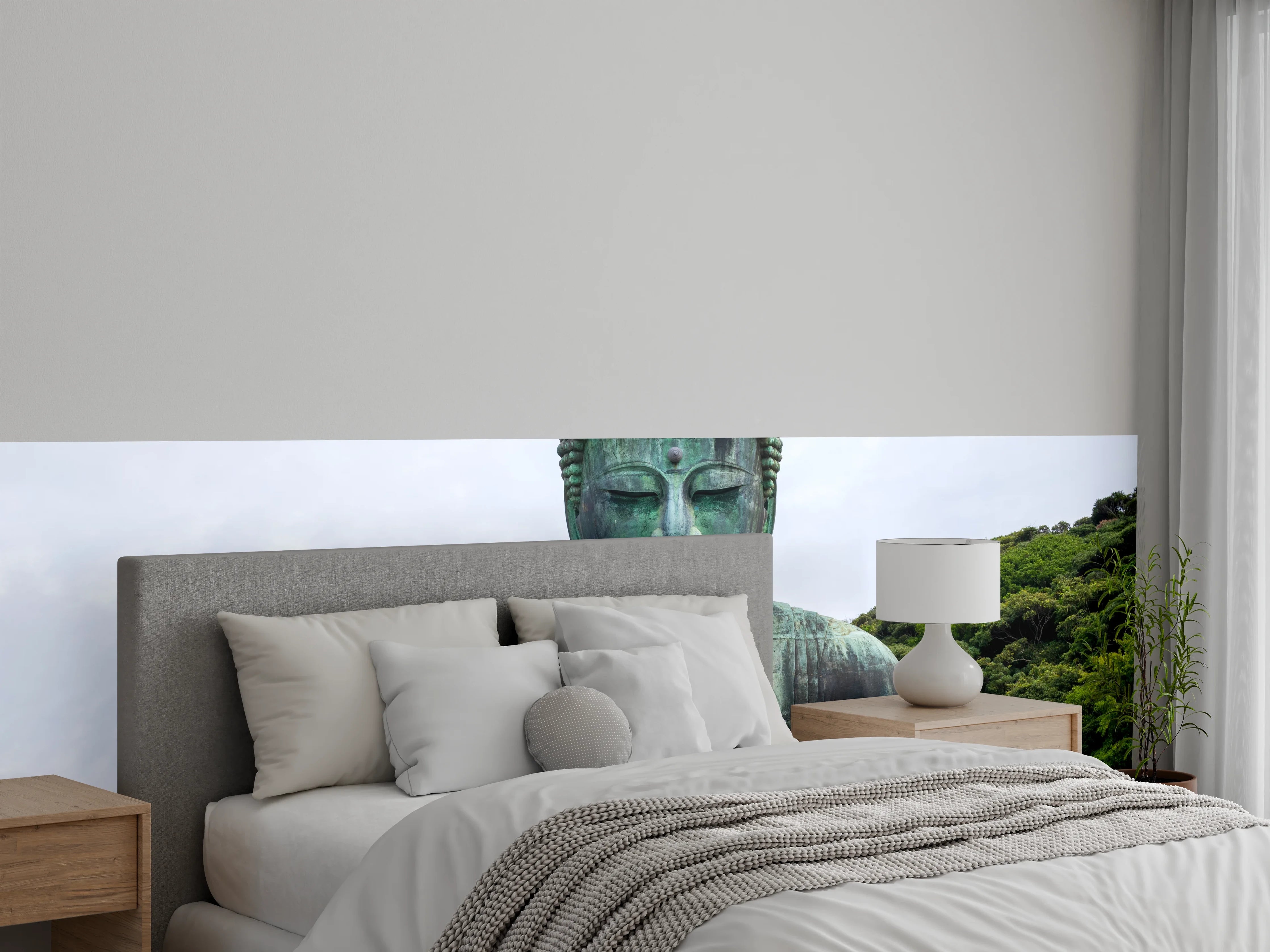 Wandverkleidung Schlafzimmer - Große Buddha-Statue in Kamakura