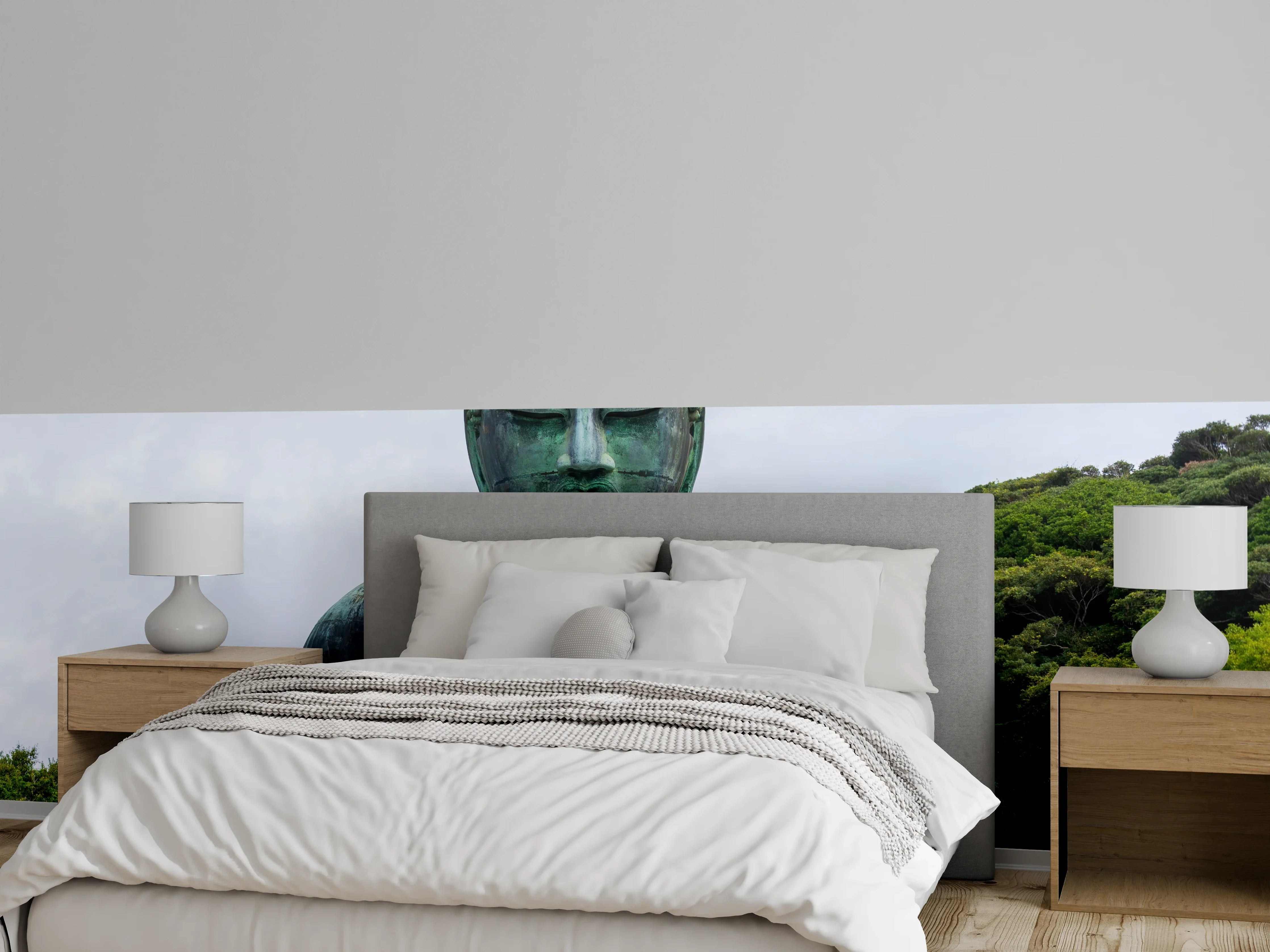 Wandverkleidung Schlafzimmer - Große Buddha-Statue in Kamakura