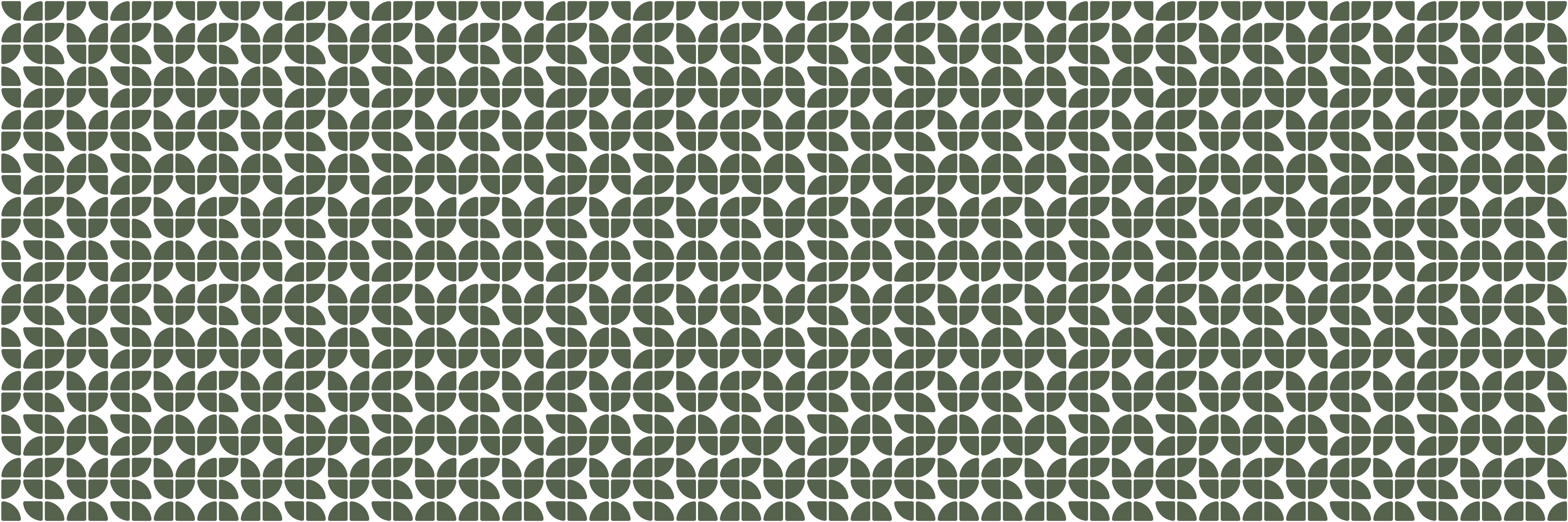 Wandverkleidung Schlafzimmer-Grünes geometrisches Fliesenmuster