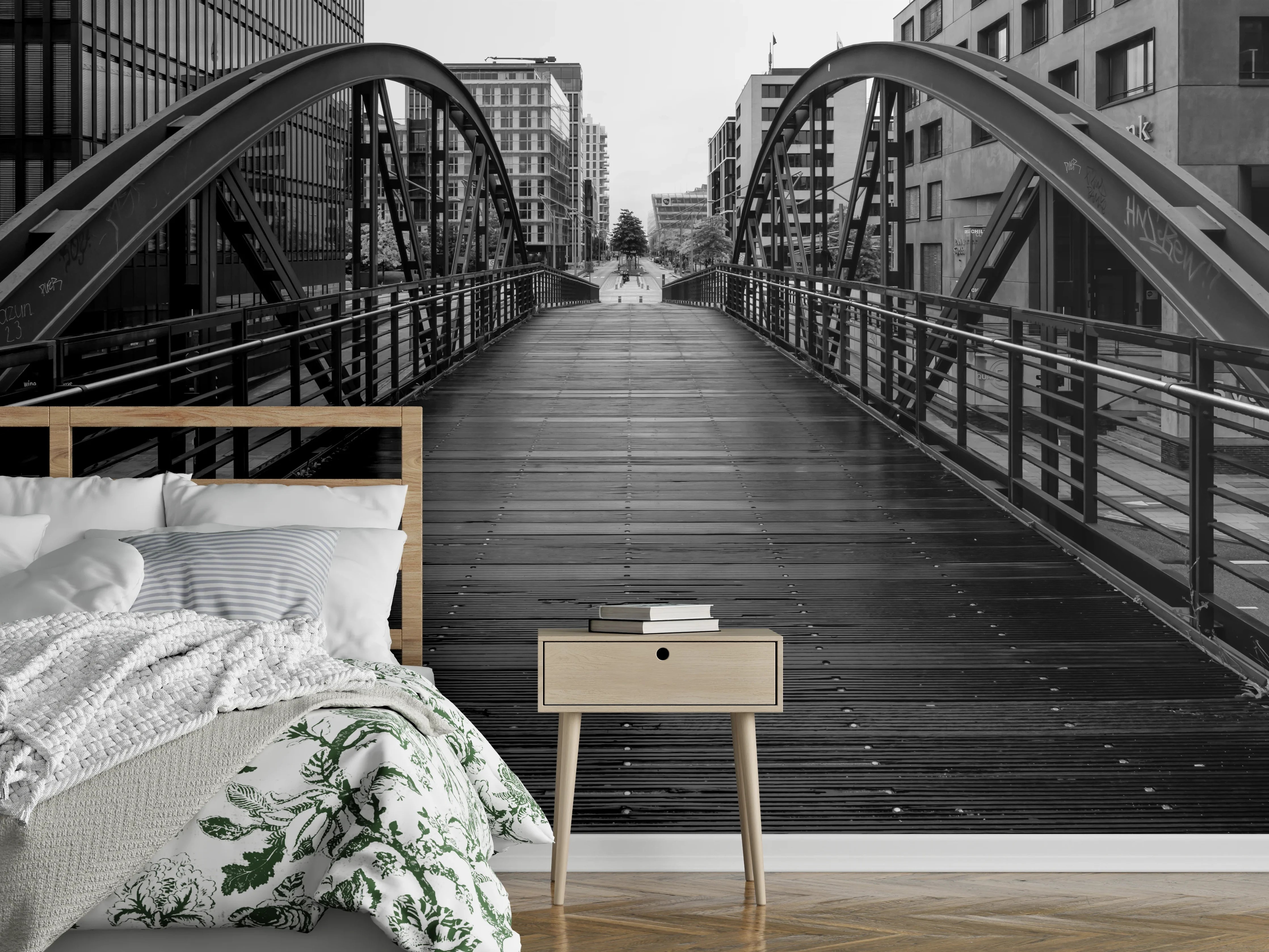Wandverkleidung Schlafzimmer - Hamburg - magische Brücke