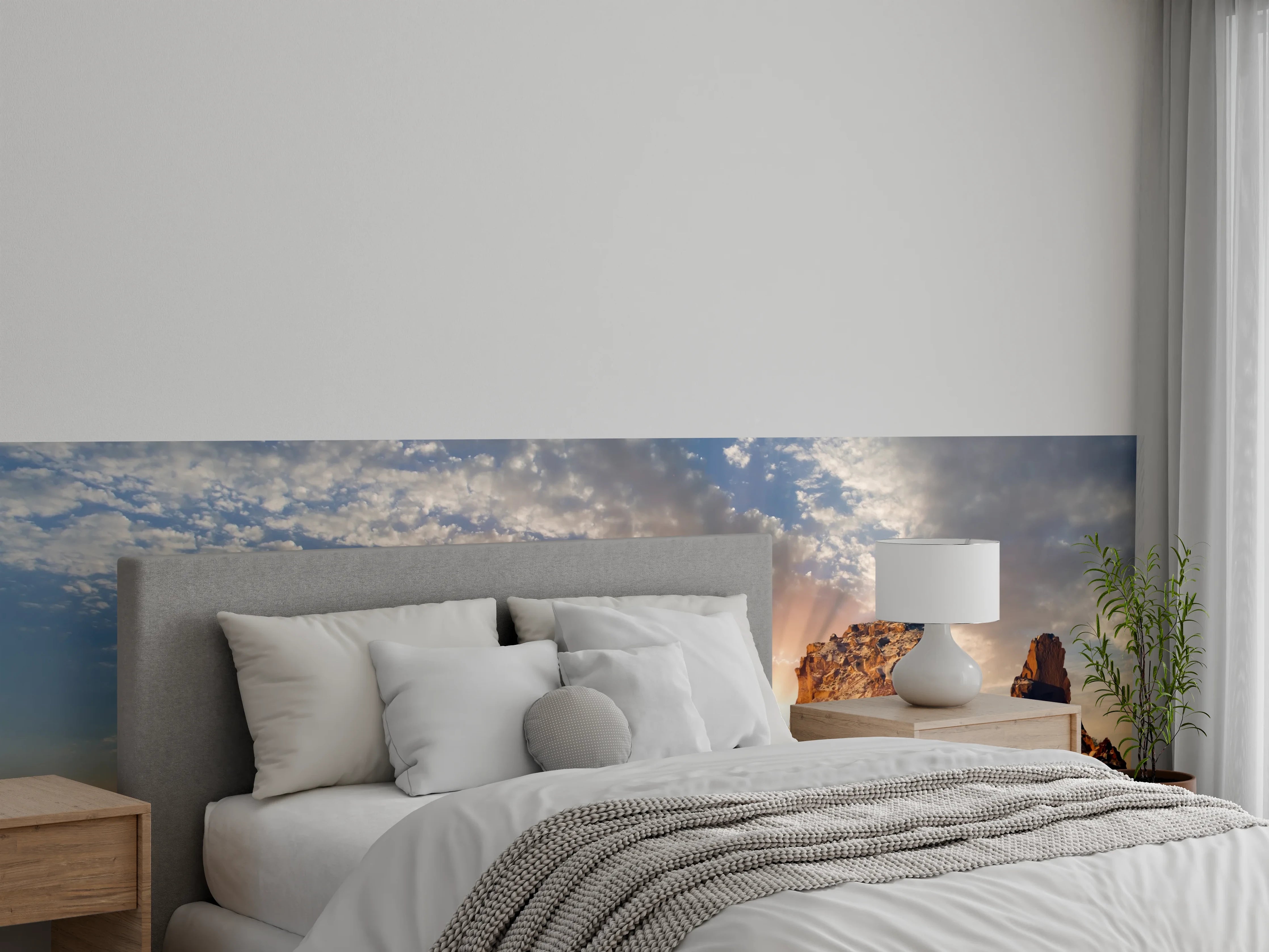 Wandverkleidung Schlafzimmer - Heißluftballons über Kappadokien Sonnenaufgang
