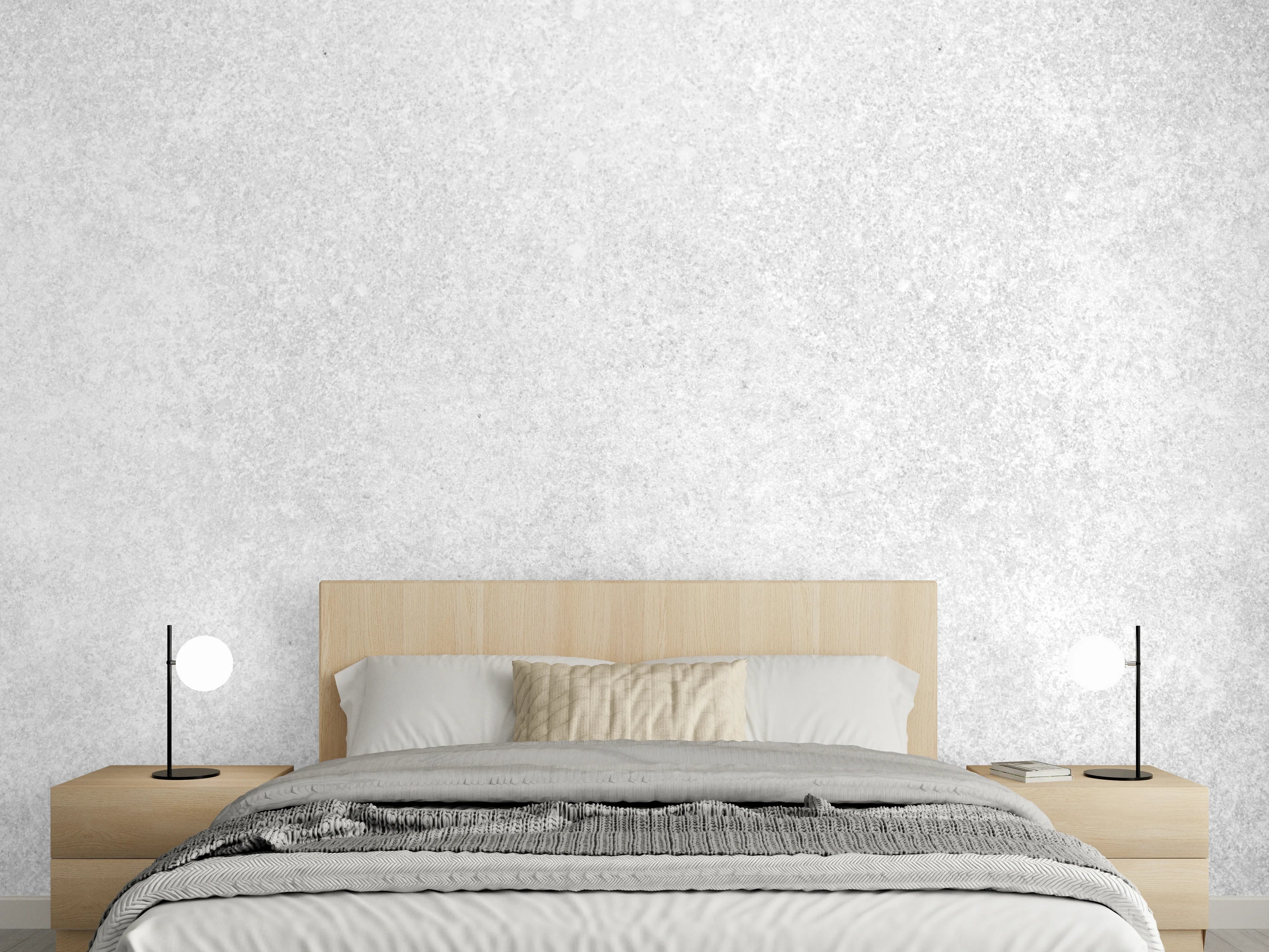 Wandverkleidung Schlafzimmer - Hell-Marmor weiß