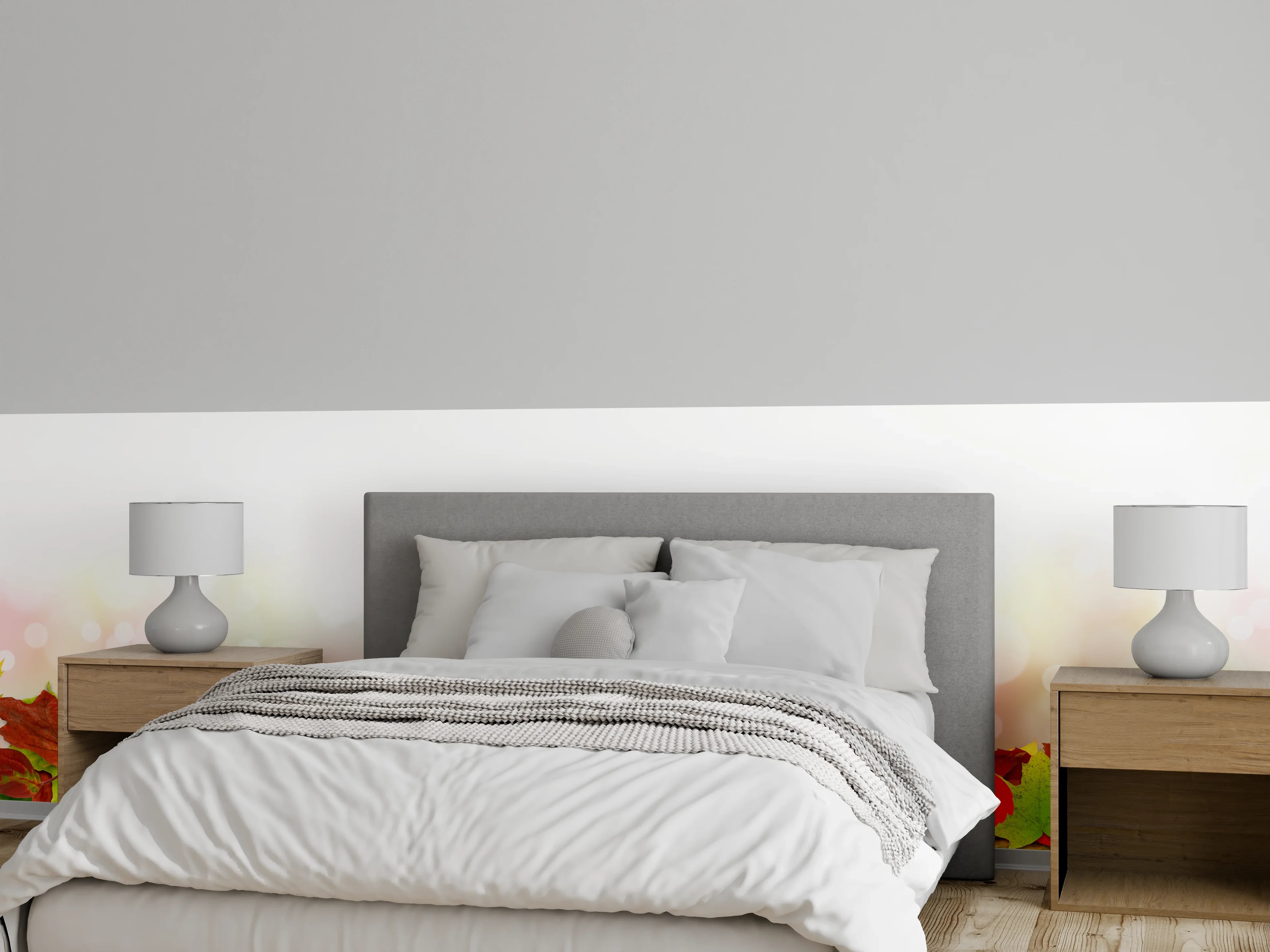 Wandverkleidung Schlafzimmer - Herbst Fantasie