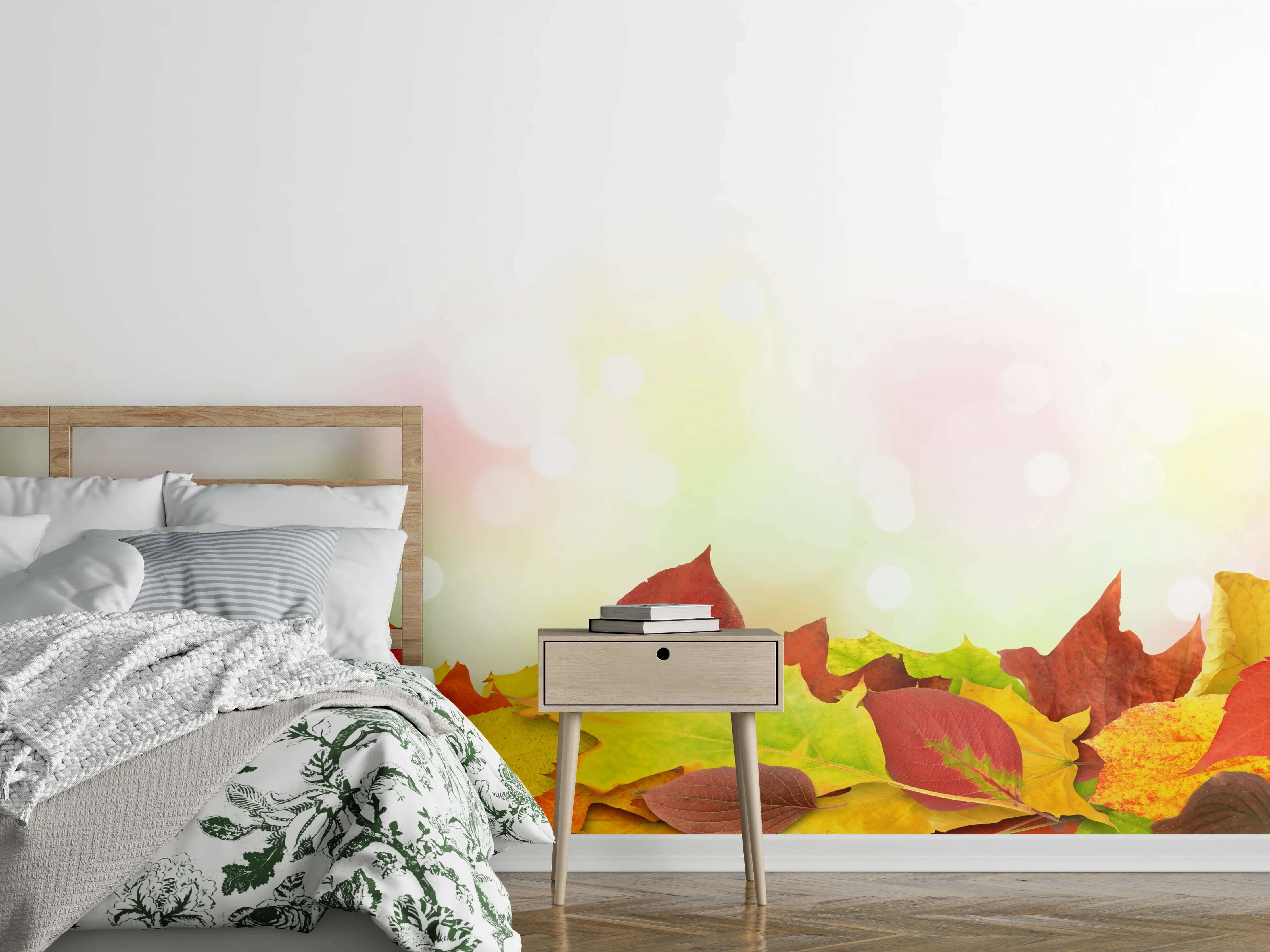 Wandverkleidung Schlafzimmer - Herbst Fantasie