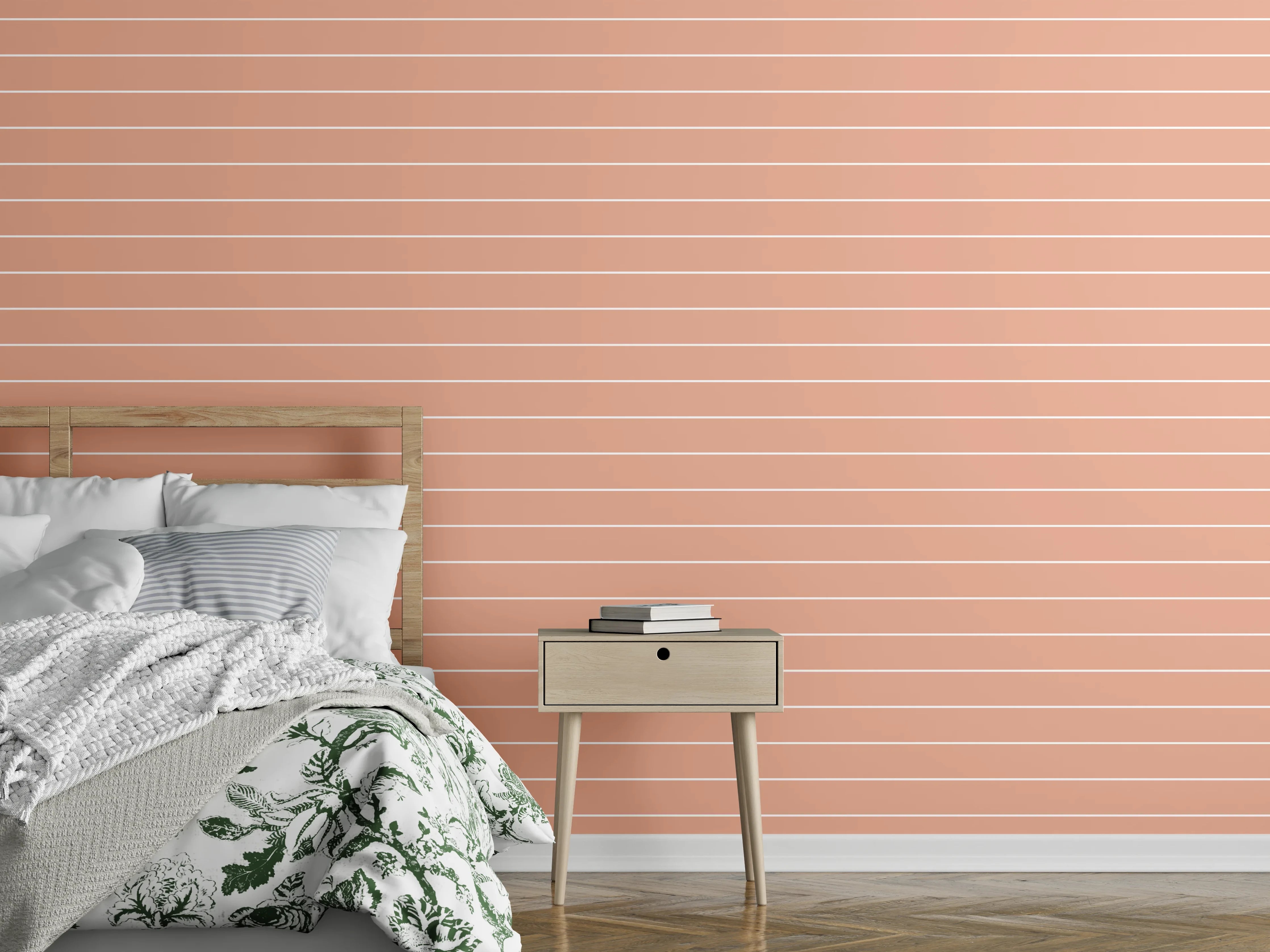 Wandverkleidung Schlafzimmer - Himmelblauer Himmel mit Wolken