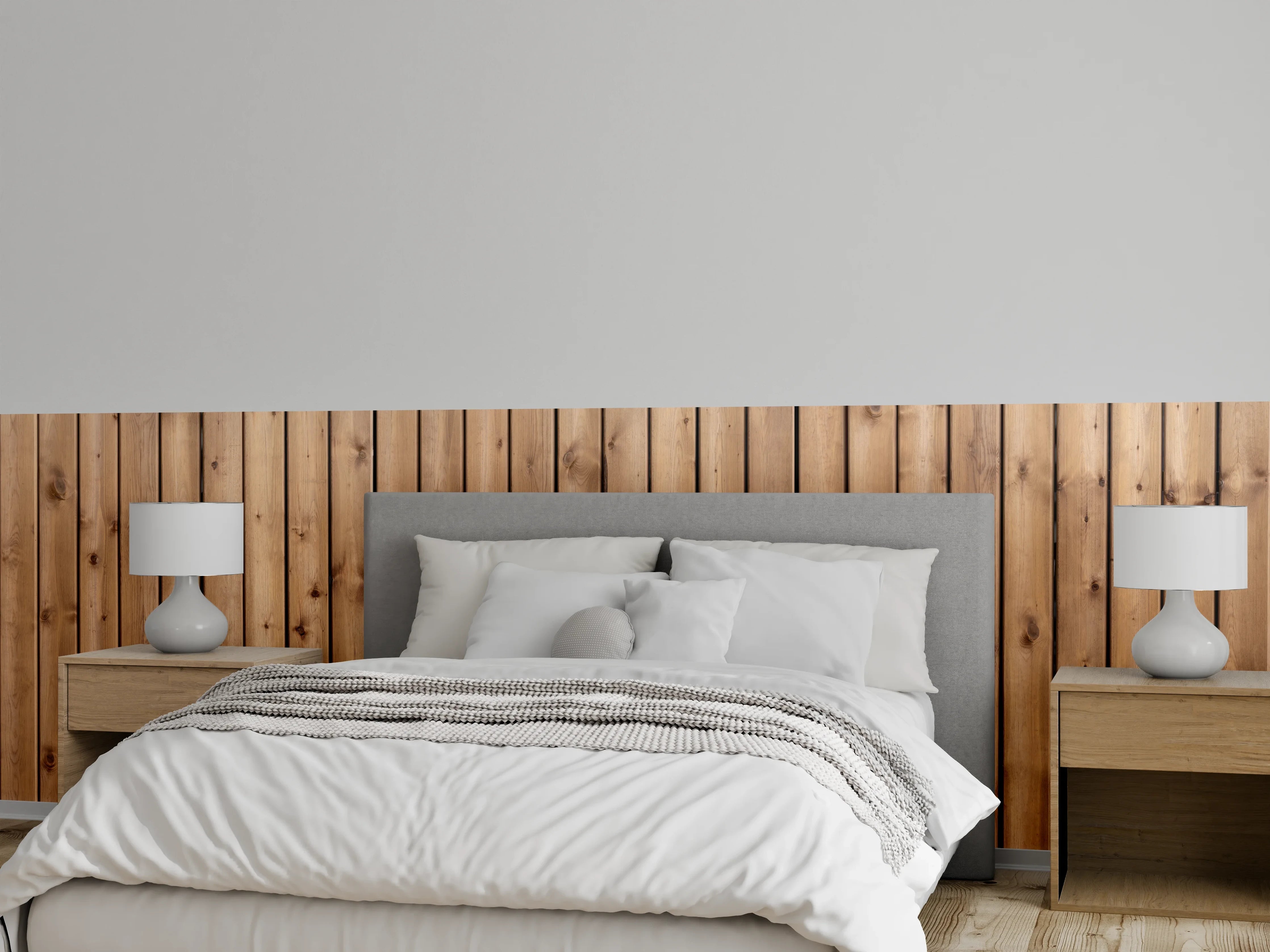 Wandverkleidung Schlafzimmer - Hochauflösende Holzbrett-Struktur