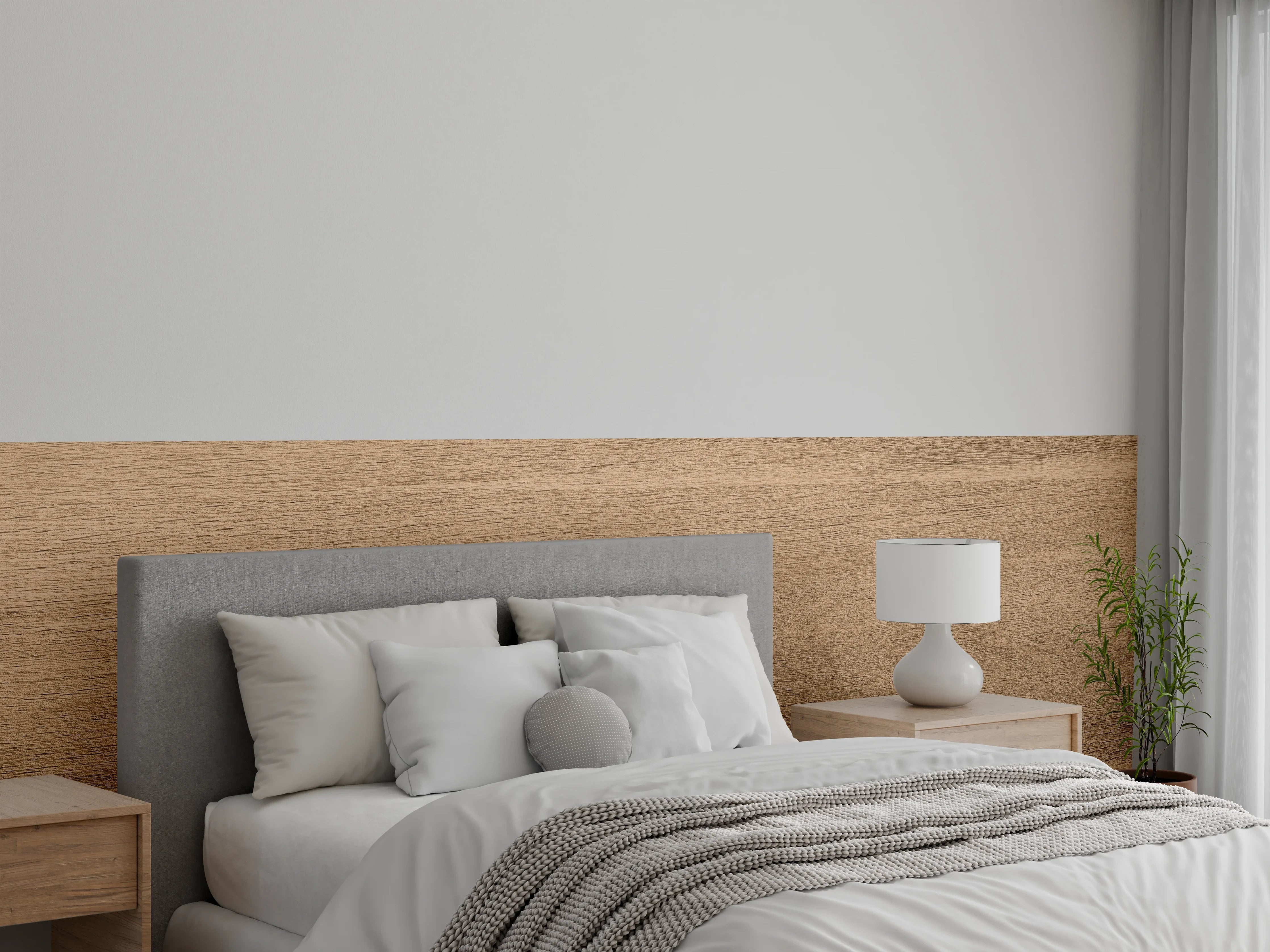 Wandverkleidung Schlafzimmer - Holztextur und hölzerner Hintergrund 1