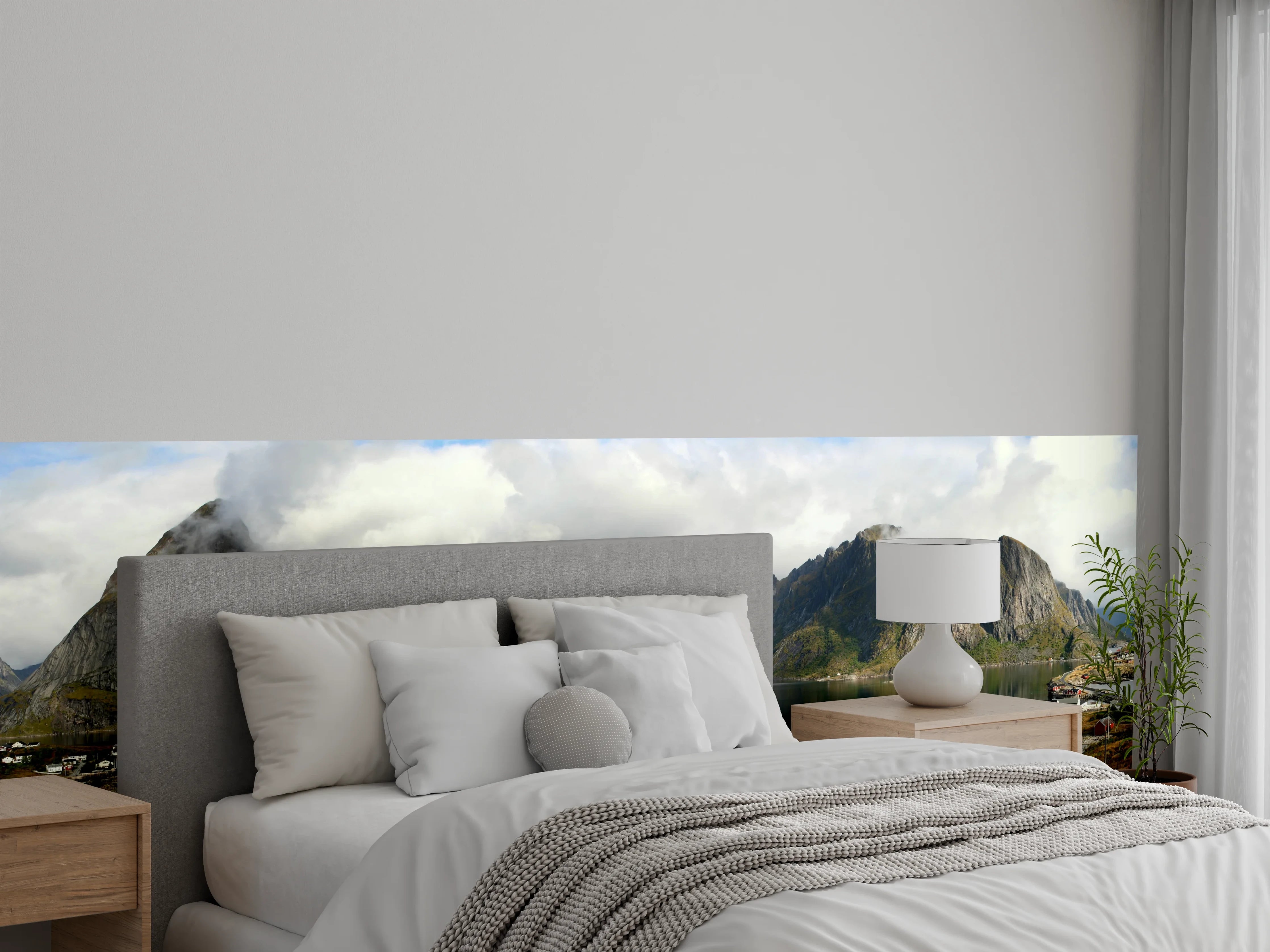 Wandverkleidung Schlafzimmer - Inselwelt Lofoten 2007