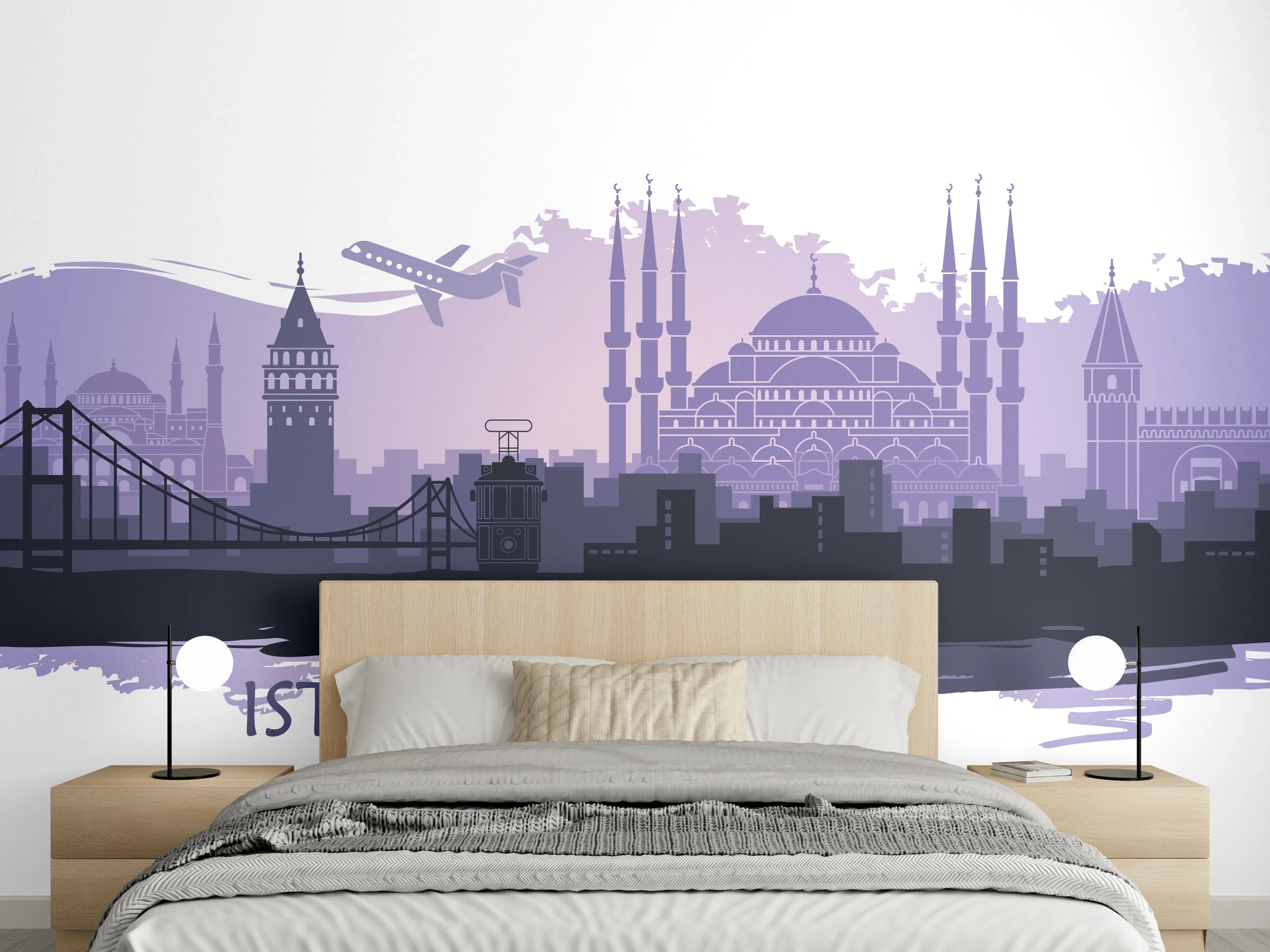 Wandverkleidung Schlafzimmer - Istanbul Painting