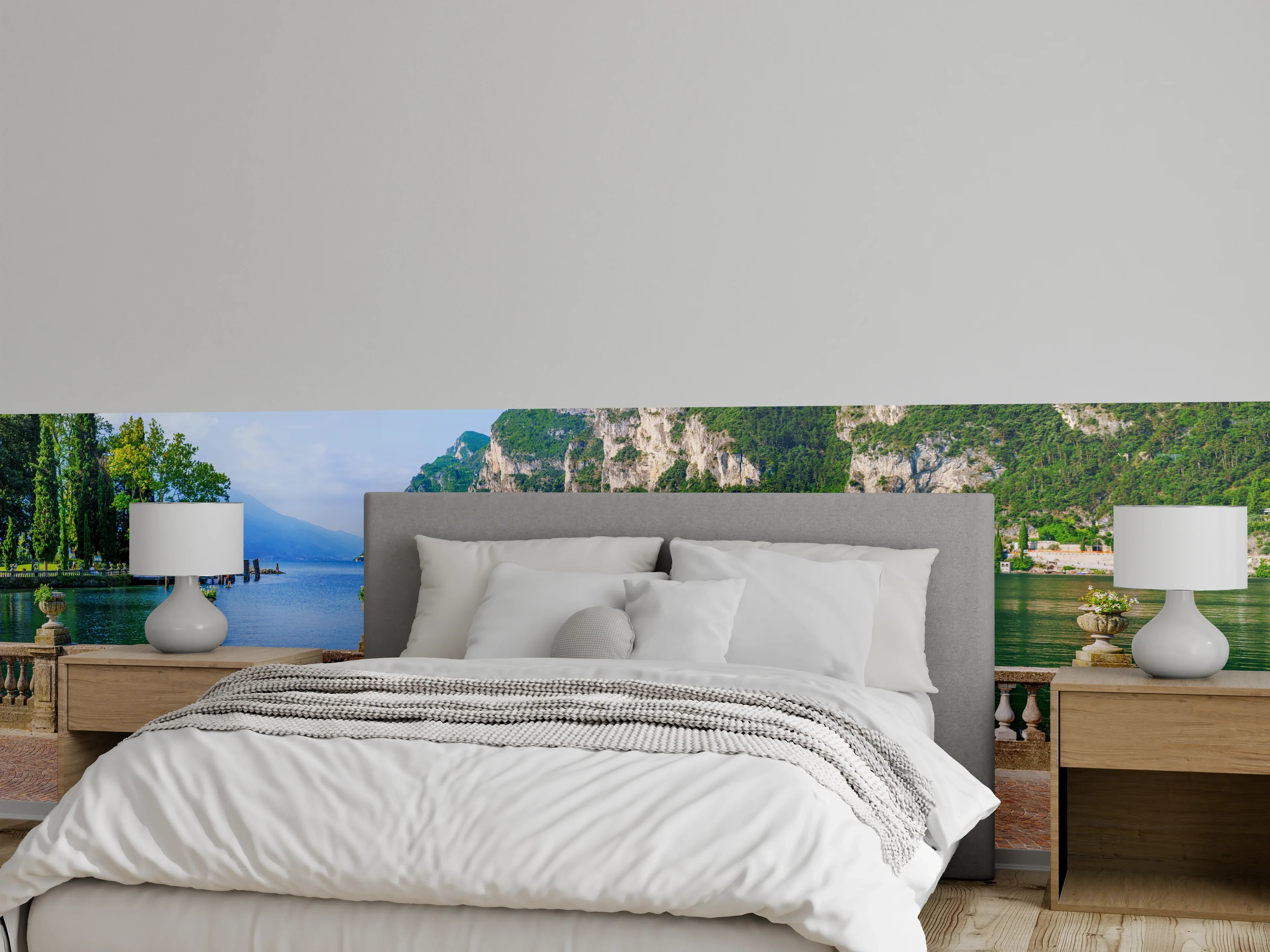 Wandverkleidung Schlafzimmer - Italien Riva del Garda See